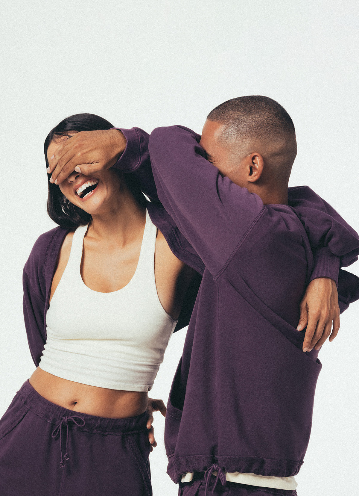 Loose string hoodie (Unisex)_Plum Perfect