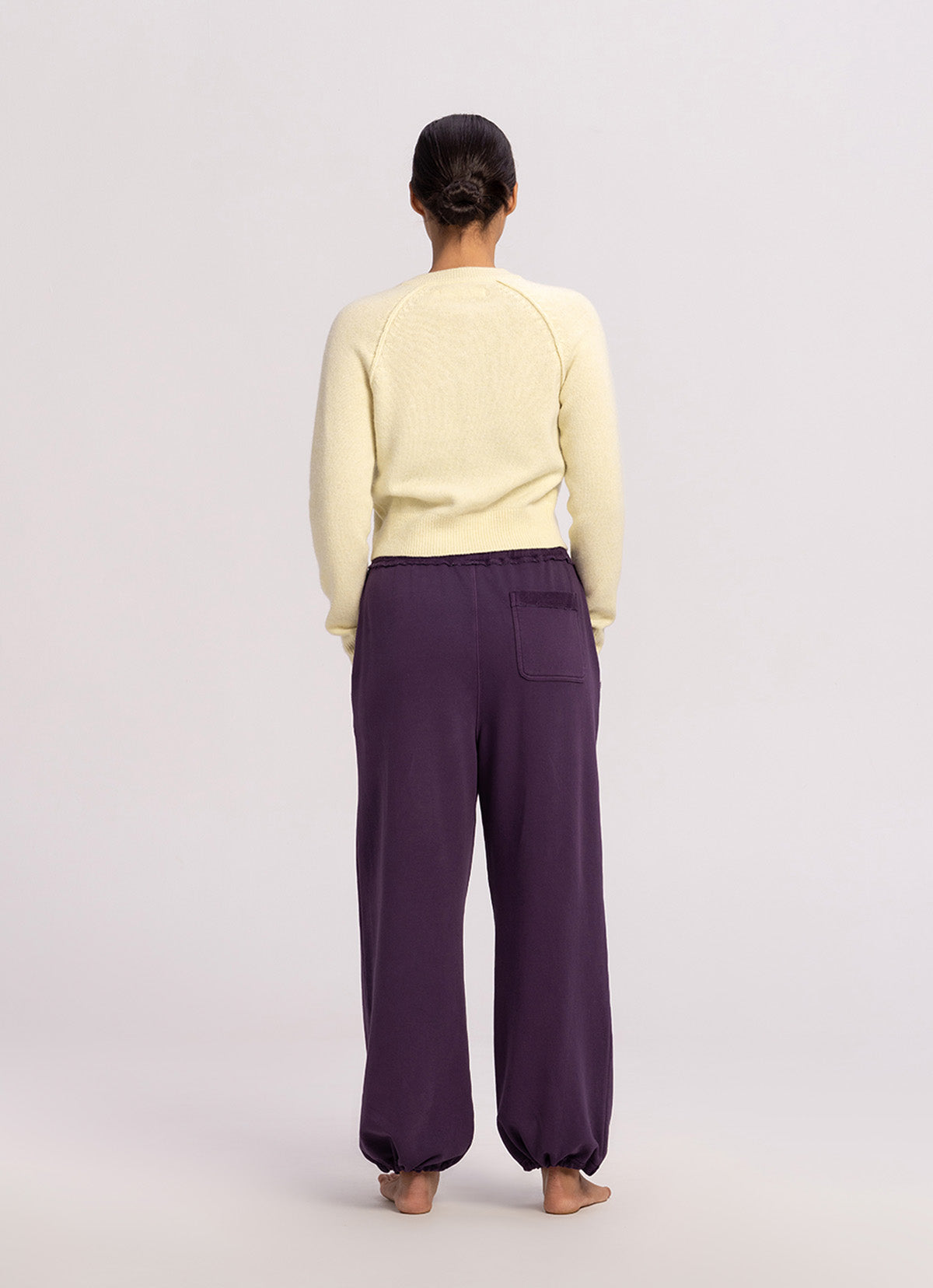 Loose sweat pants (Unisex)_Plum Perfect