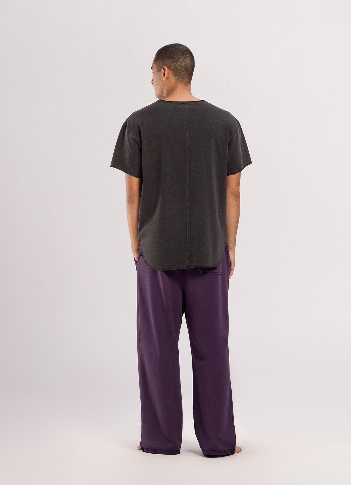 Loose sweat pants (Unisex)_Plum Perfect