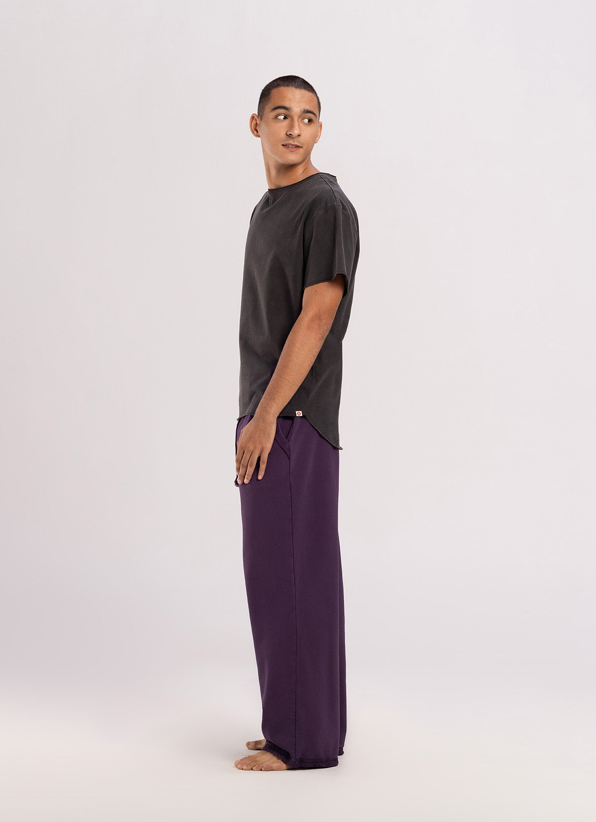 Loose sweat pants (Unisex)_Plum Perfect