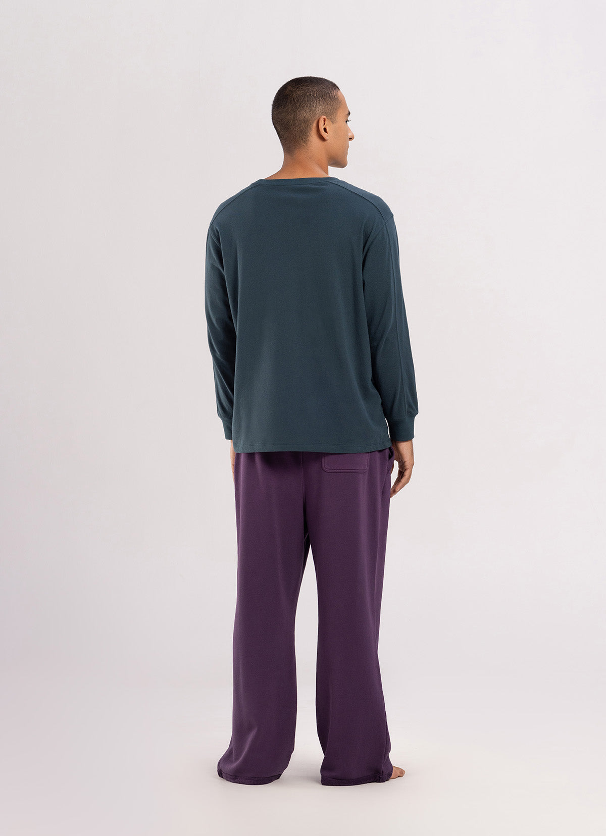 Loose sweat pants (Unisex)_Plum Perfect