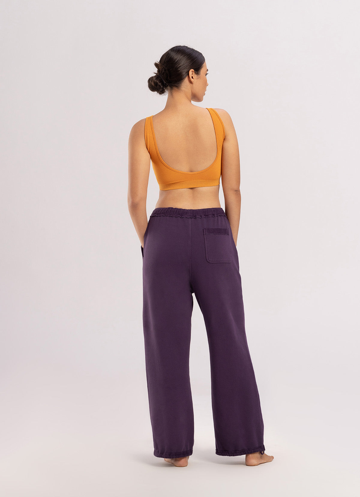Loose sweat pants (Unisex)_Plum Perfect