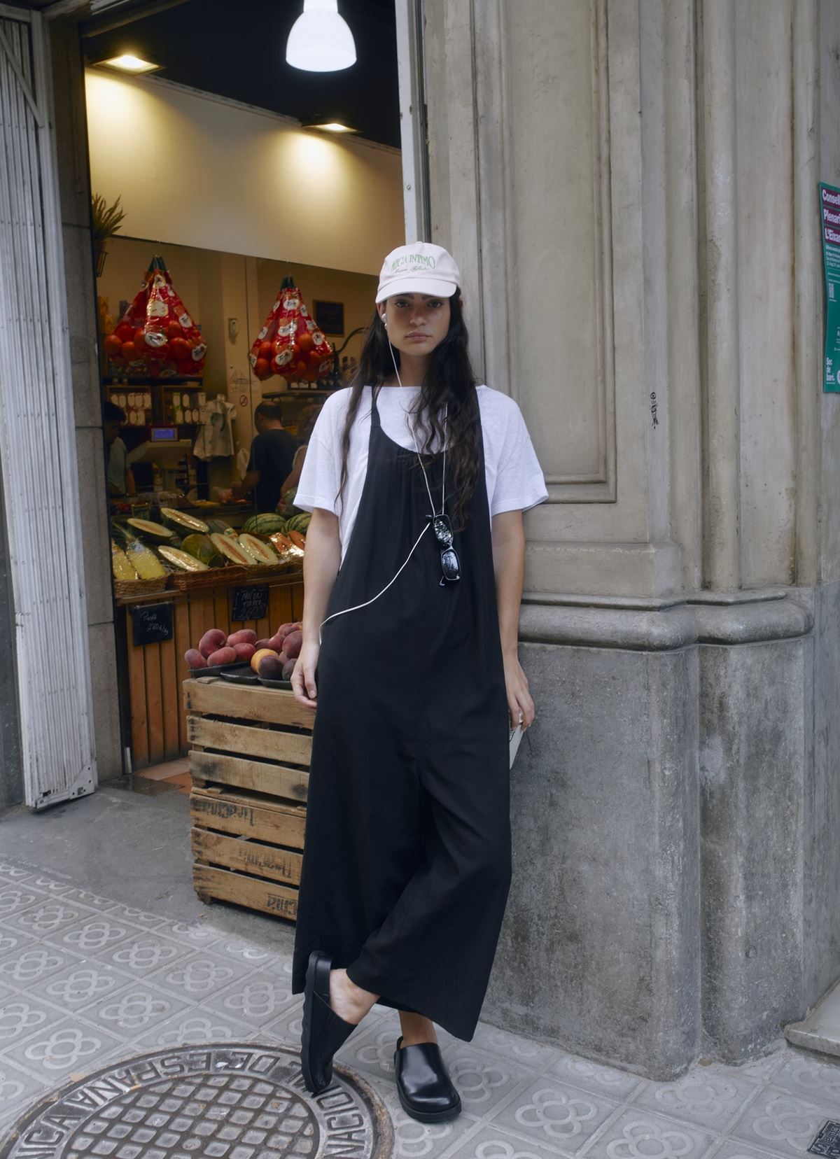 Vent overall Jumpsuit_Black