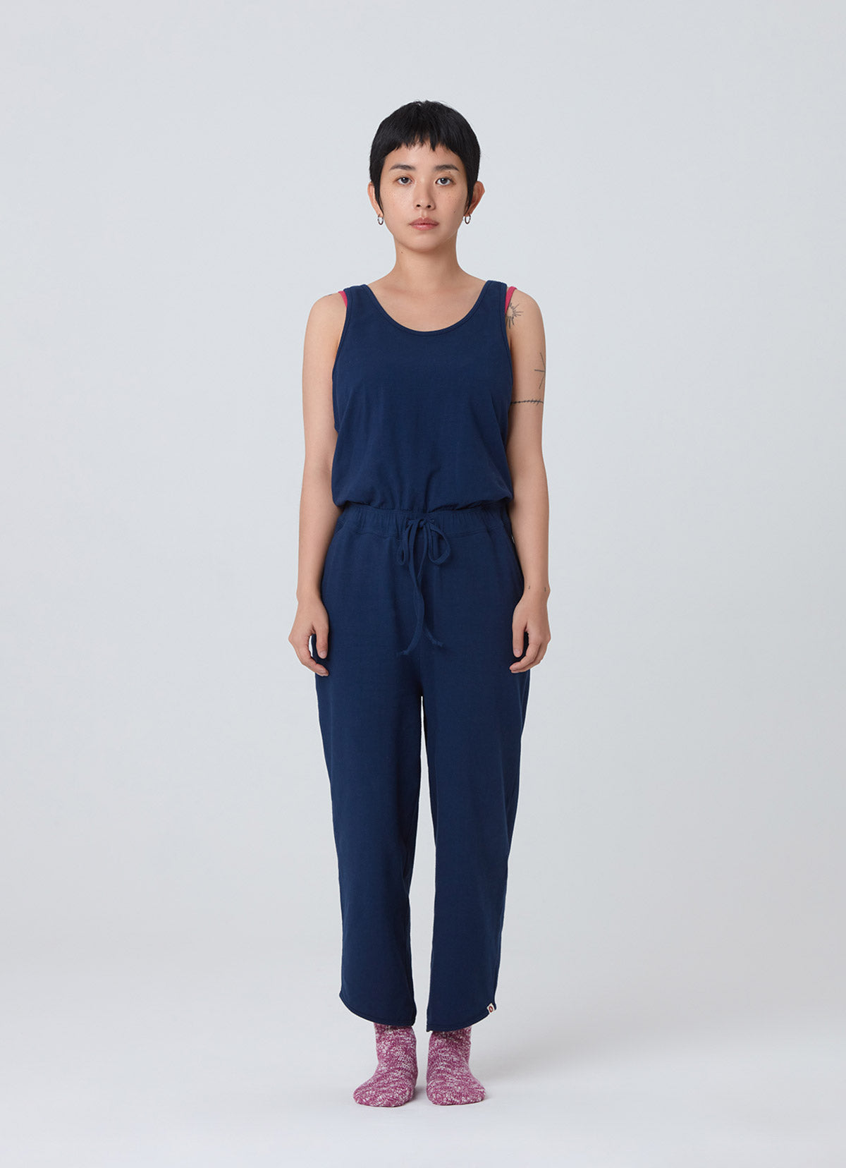 Membagi jumpsuit_Pageant Blue