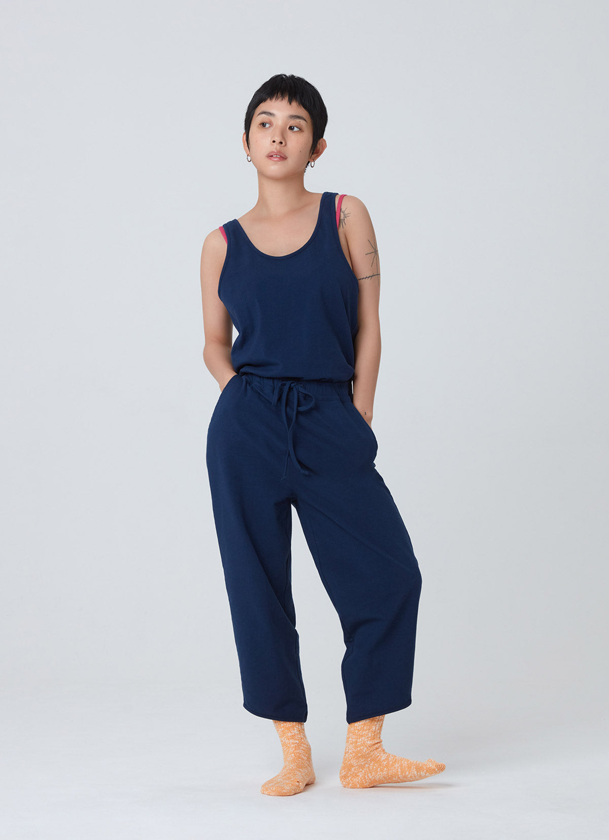 Membagi jumpsuit_Pageant Blue