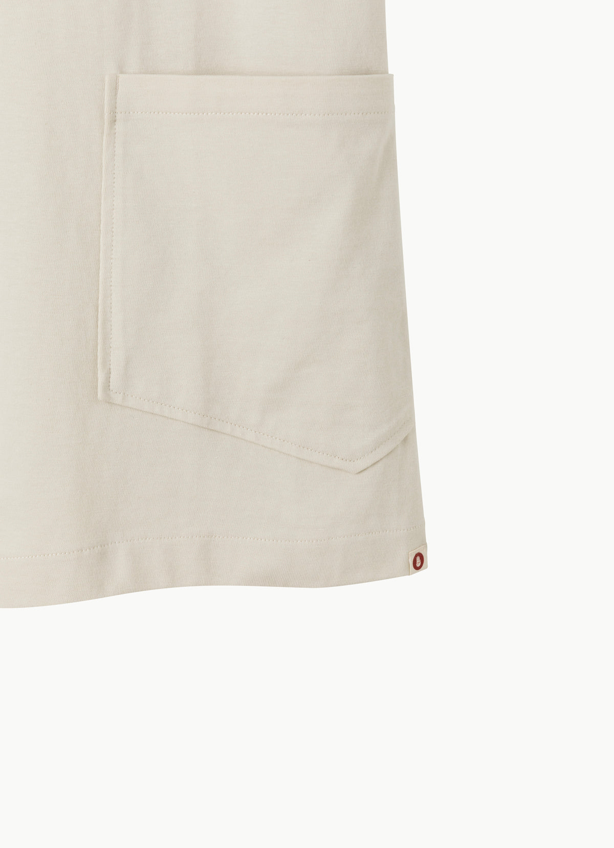 Tied pocket romper_Light Gray