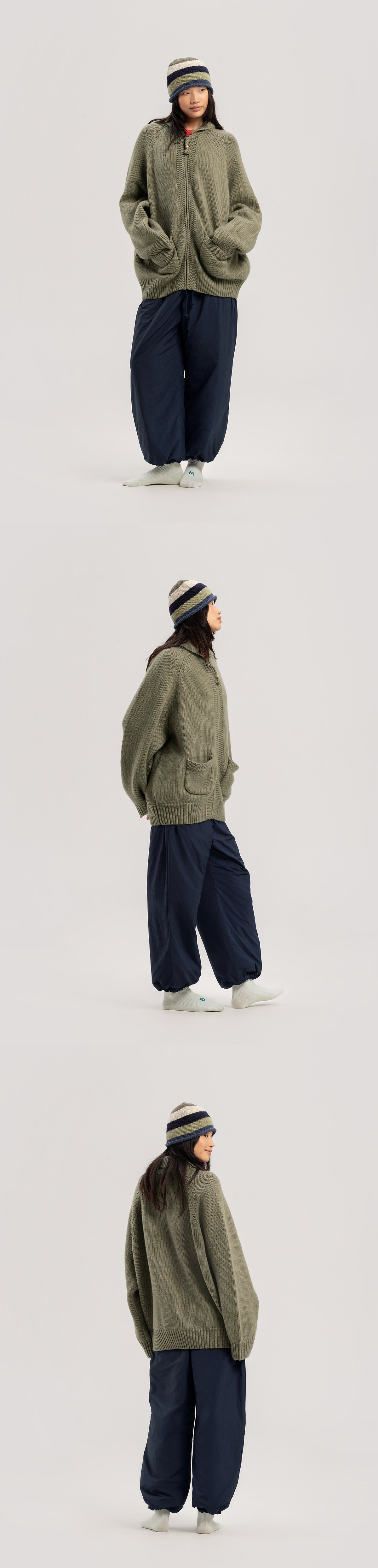 BM Beanie_Green Multi