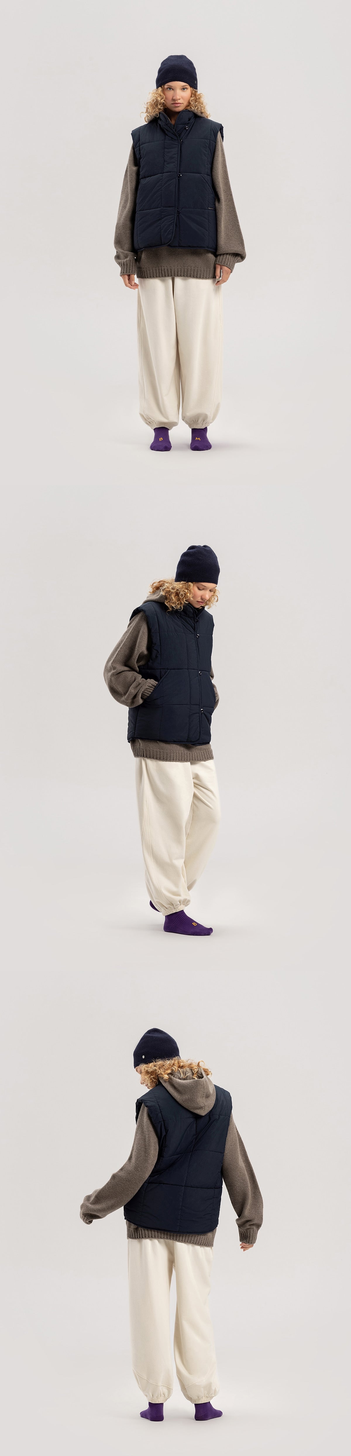 BM light beanie_Navy