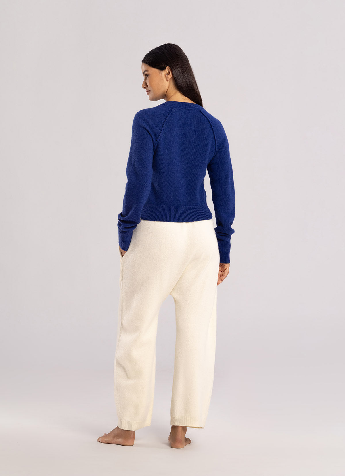 Round knit pants_Afterglow