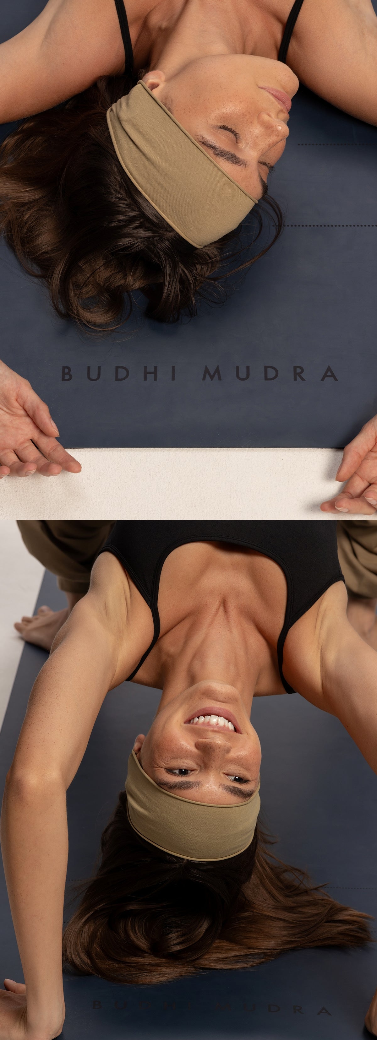 BM wide head band_Khaki