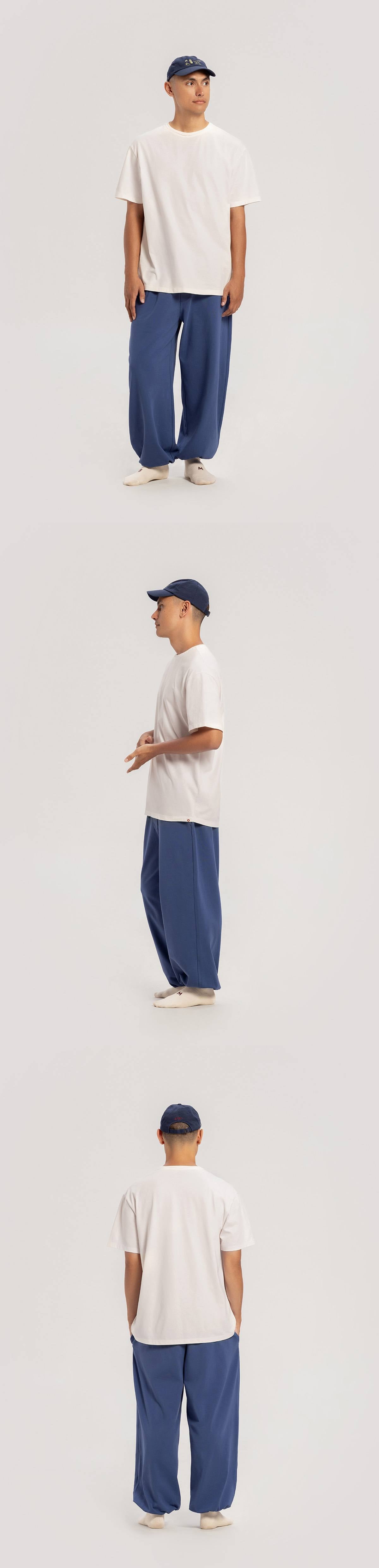 BM graphic cap (Unisex)_Navy