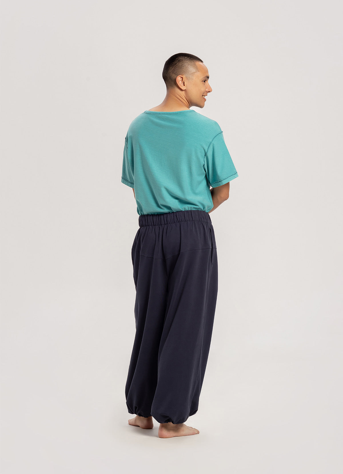 Horizon wide pants (Unisex)_Blueberry