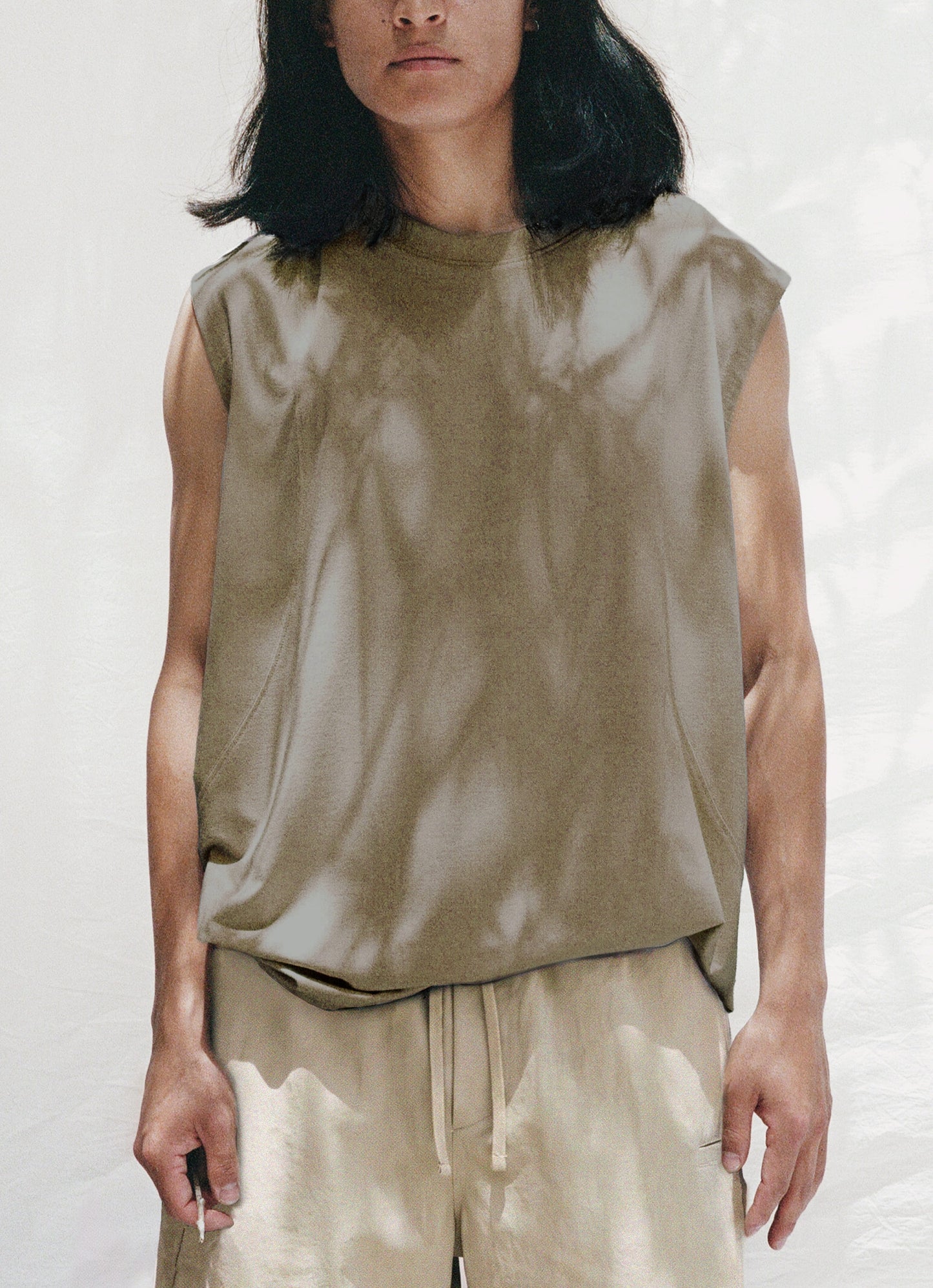 [Movement Line] Jala sleeveless (Unisex)_Timber Wolf