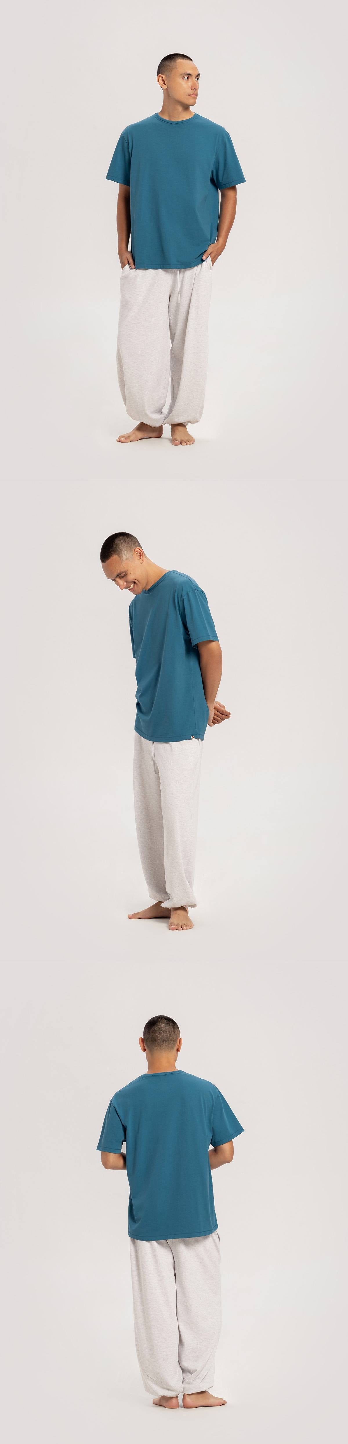 Kota short sleeve (Unisex)_Saxony Blue