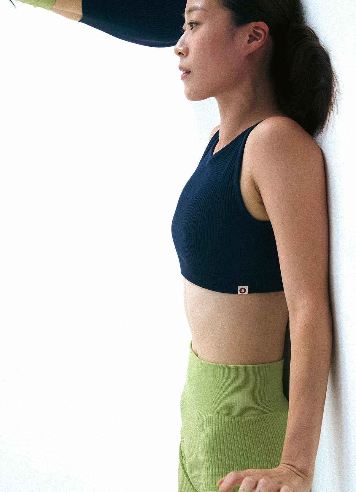 Seamless simple bra top_Evening Blue