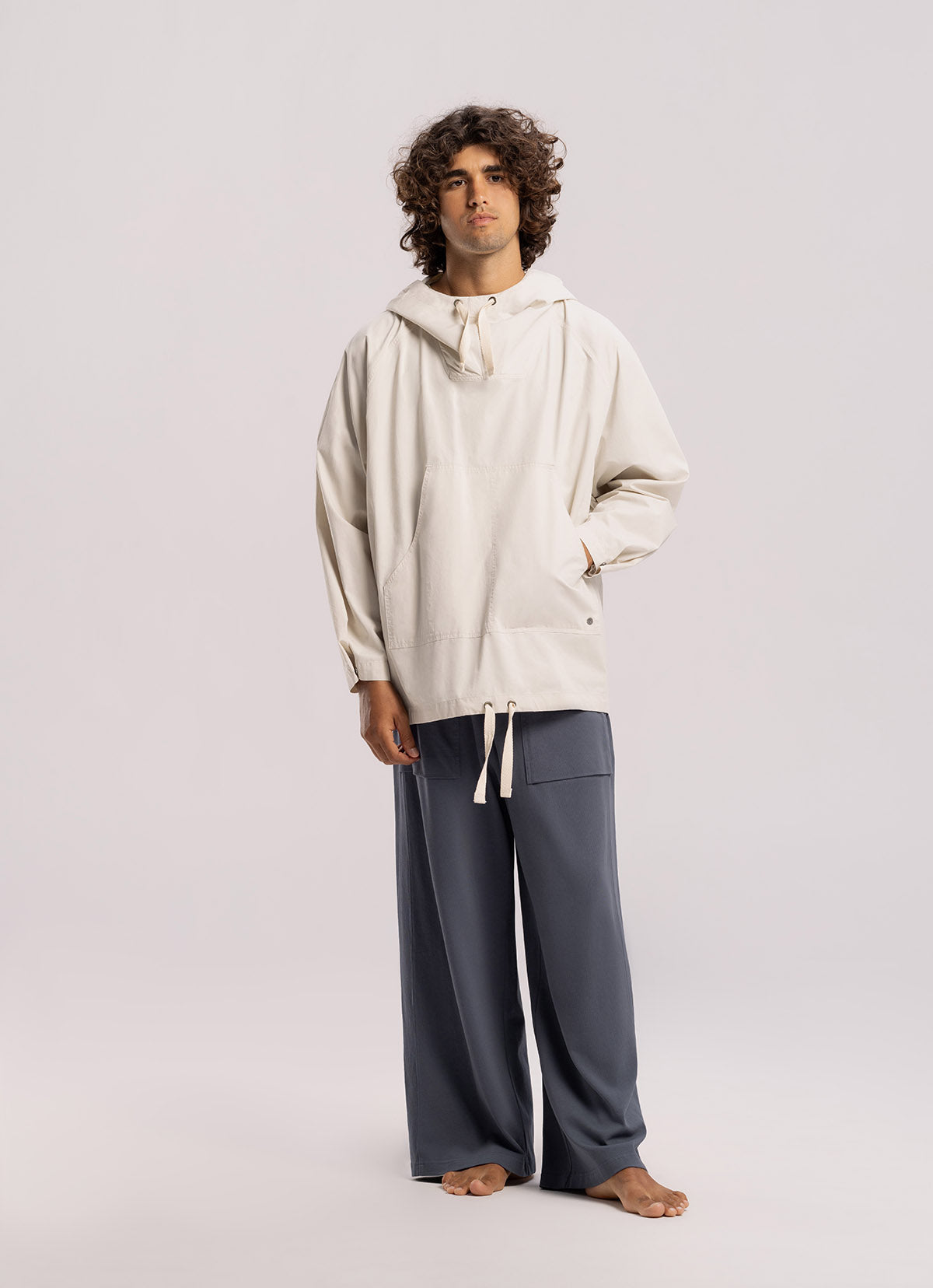 Out pocket straight pants (For Men)_Grisaille