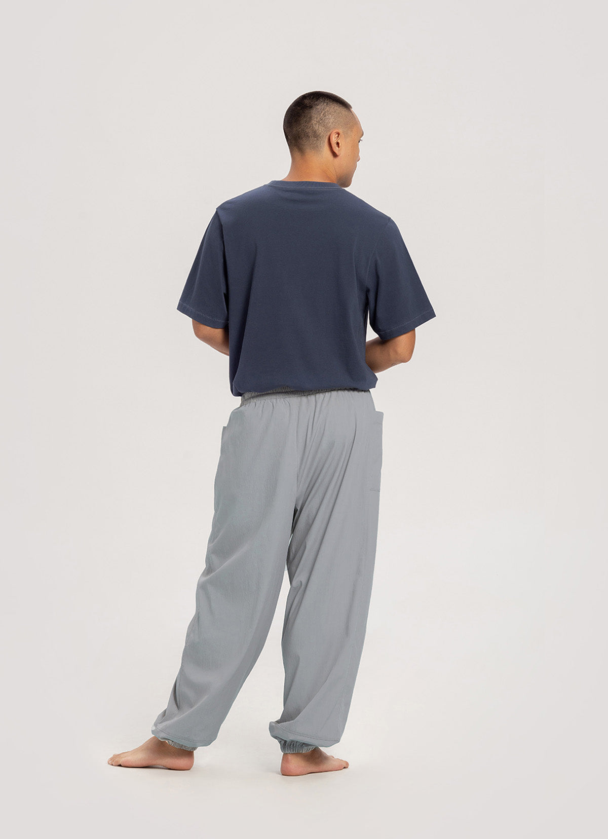 Wrap pocket pants (Nylon ver.) (Unisex)_Ether