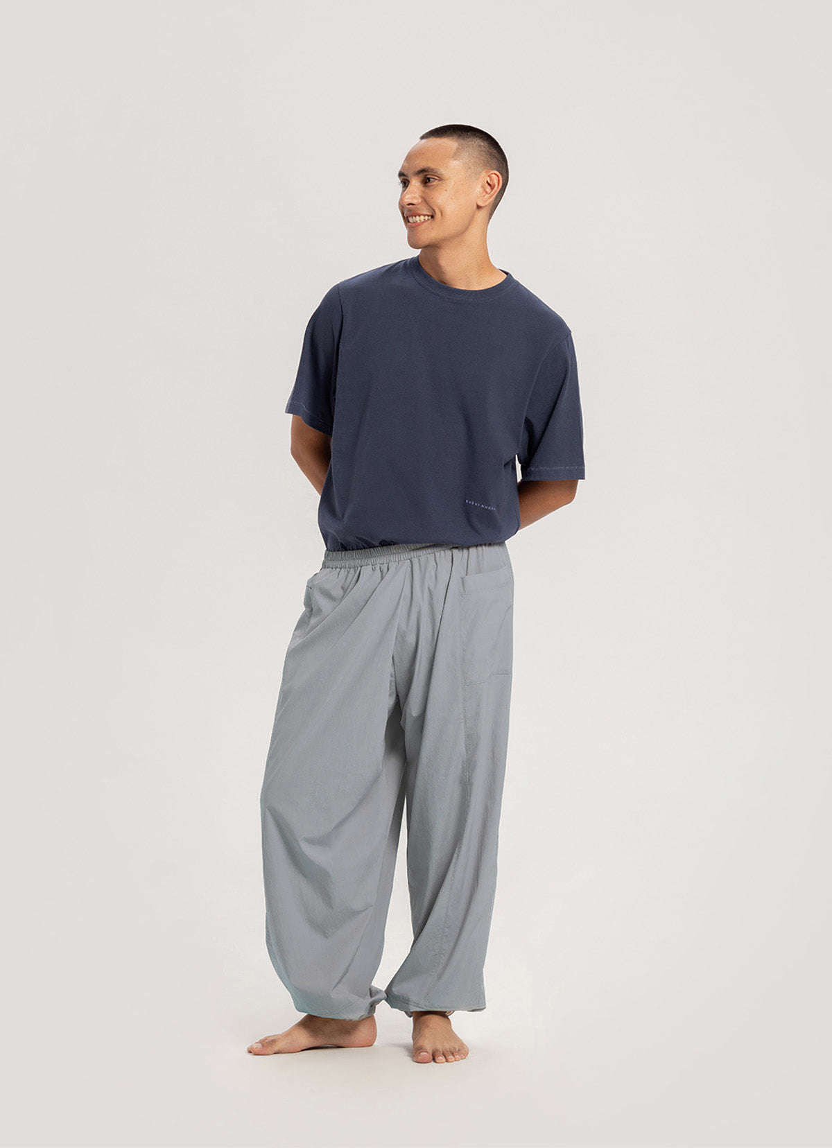 Wrap pocket pants (Nylon ver.) (Unisex)_Ether