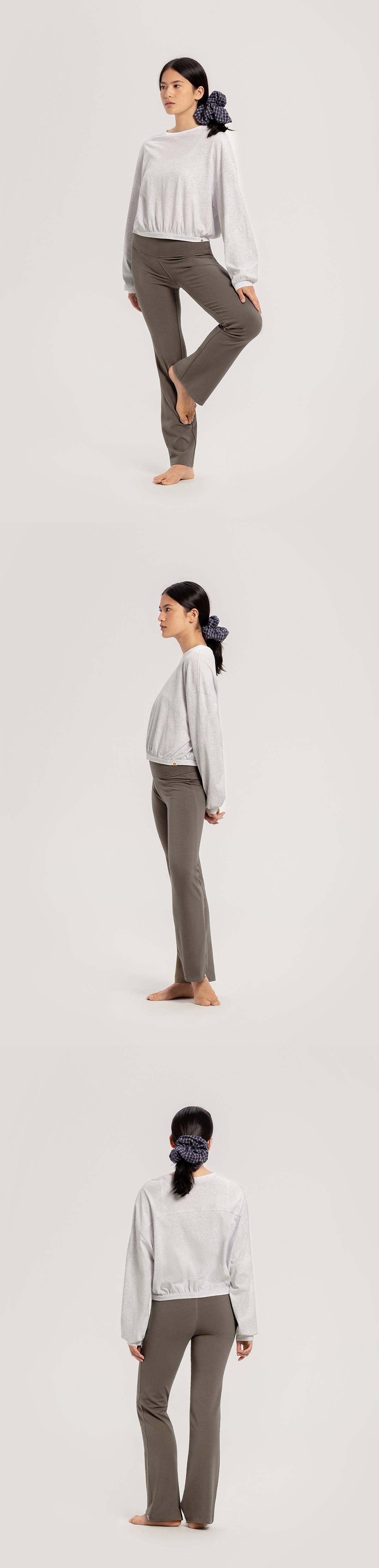 BM wide scrunchie #2_Navy Multi