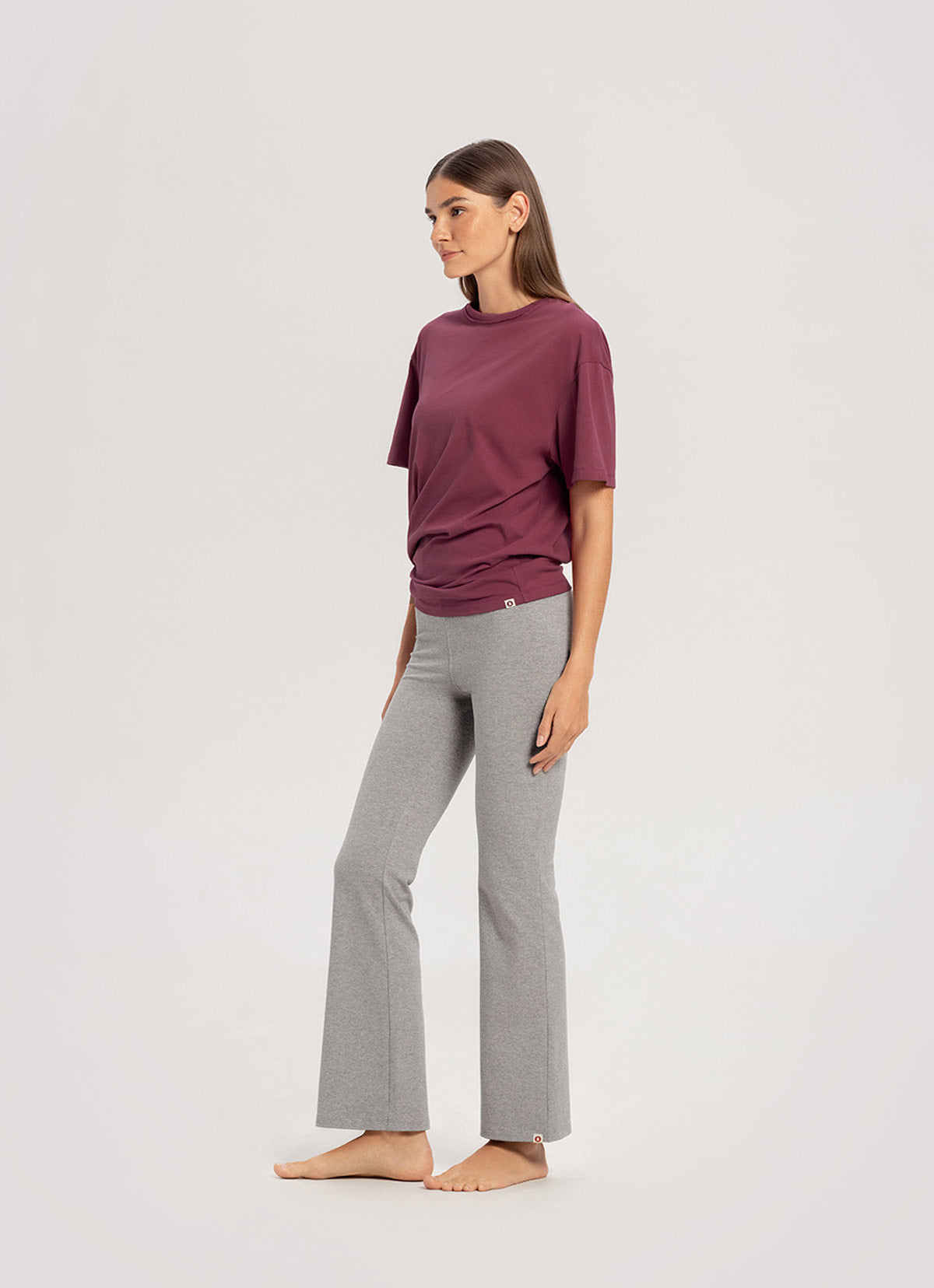 Melebar pants_Dark Melange Grey