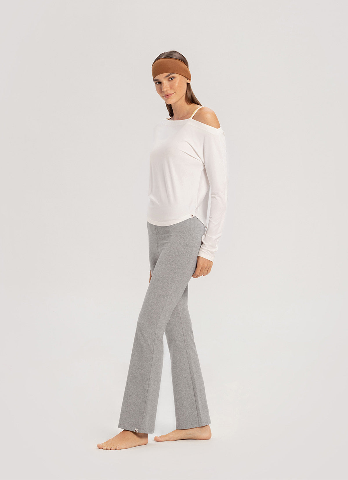 Melebar pants_Dark Melange Grey