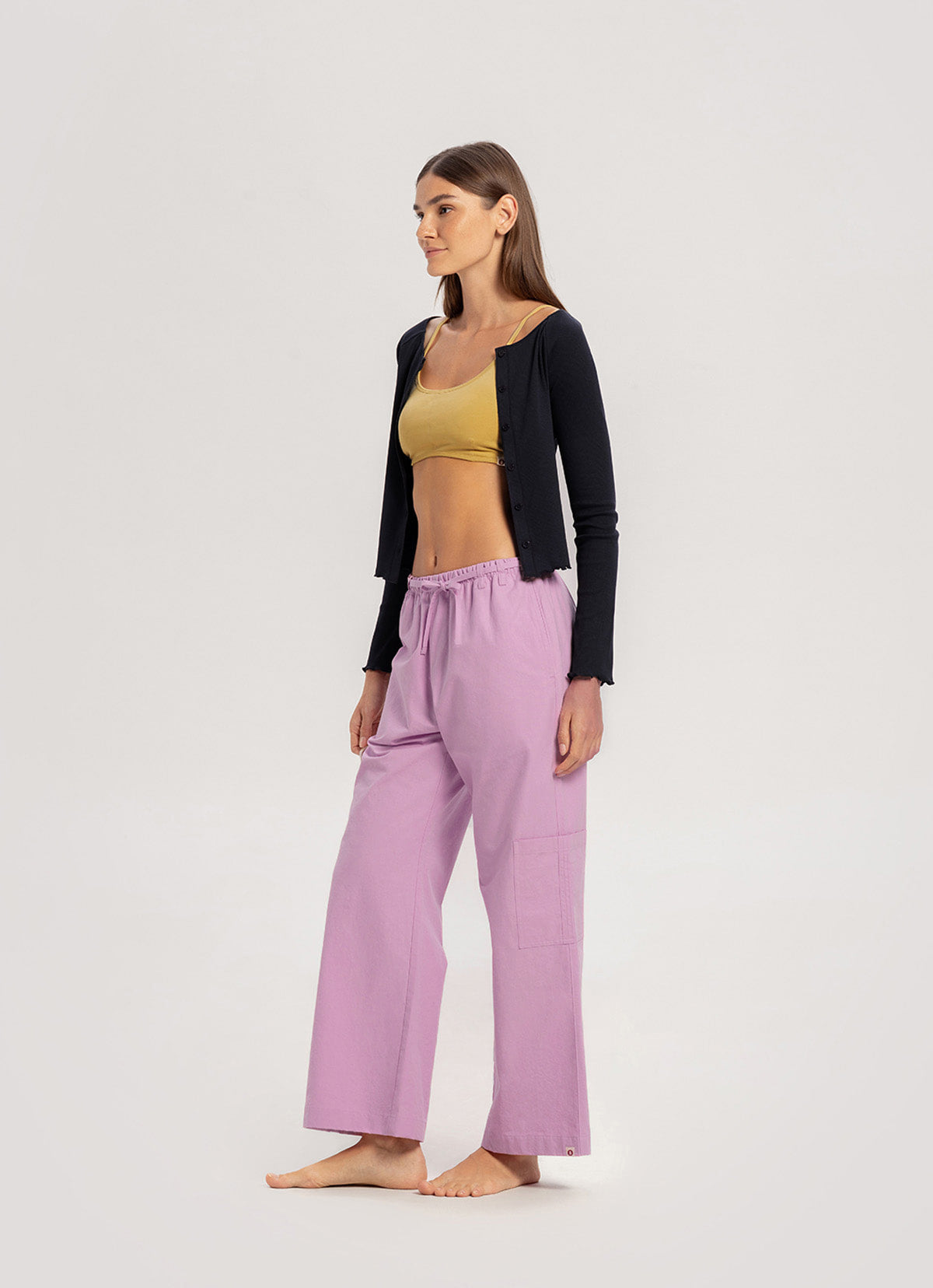 String pocket pants_Bonbon