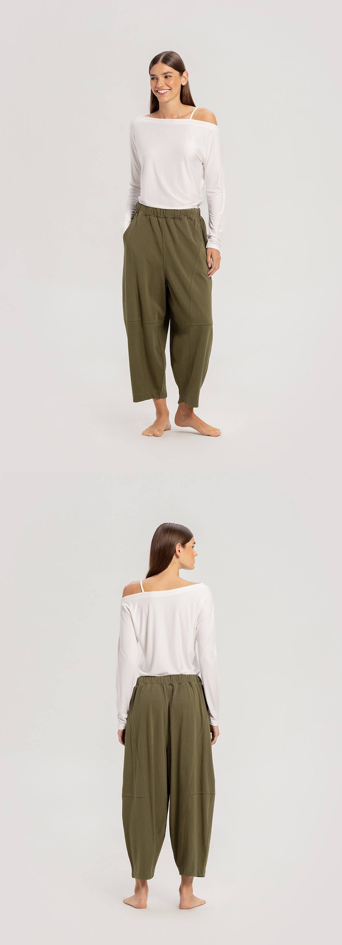 Off-shoulder long sleeve_Star White