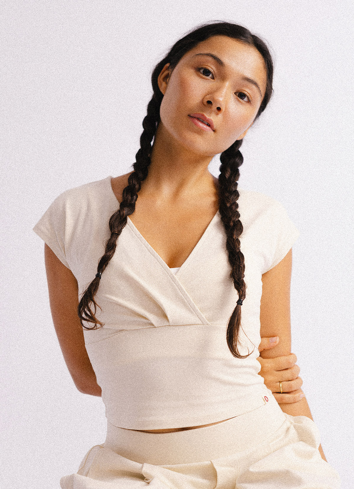 Fortune short sleeve_Bone White