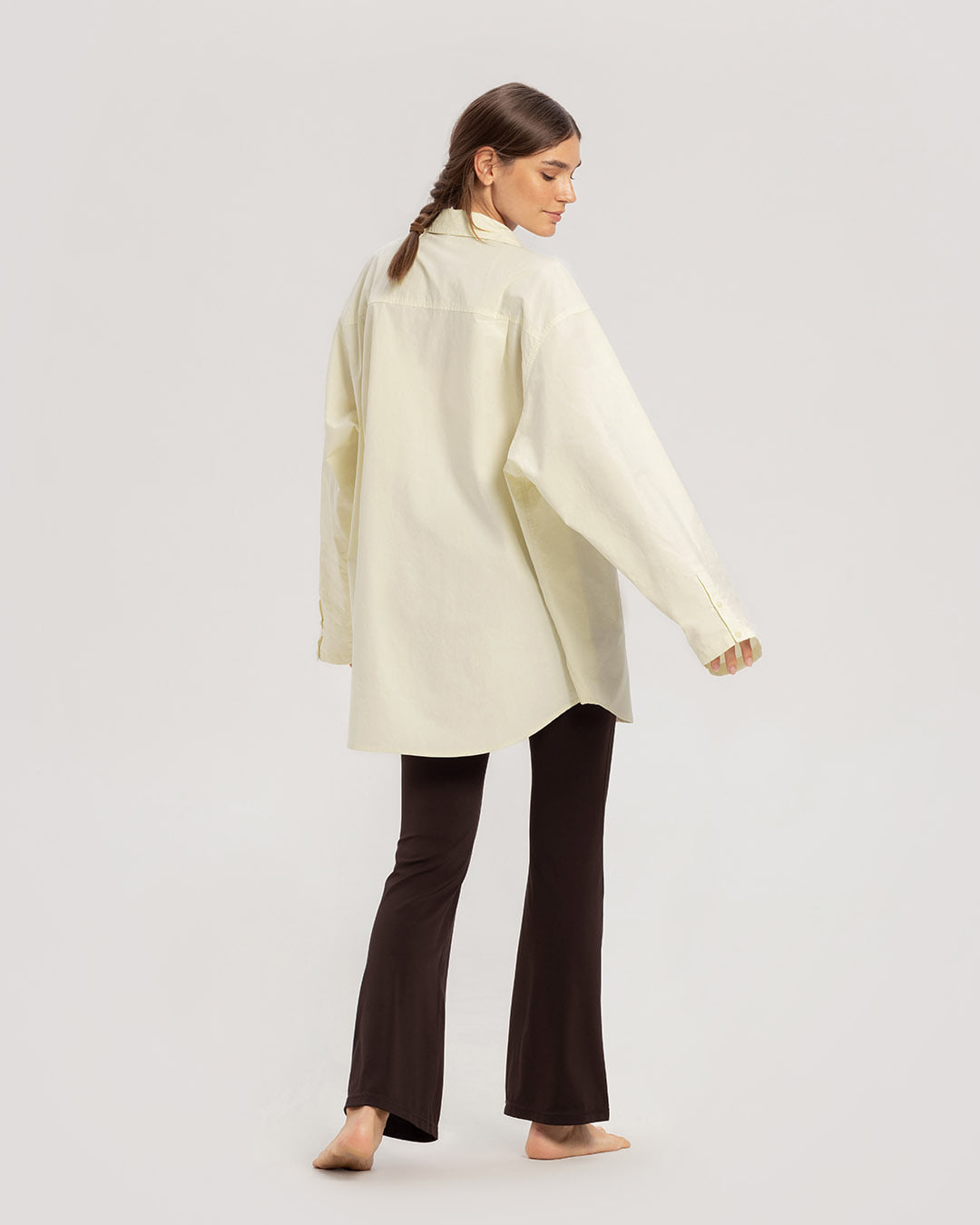 Overfit pocket shirts (Unisex)_Cream