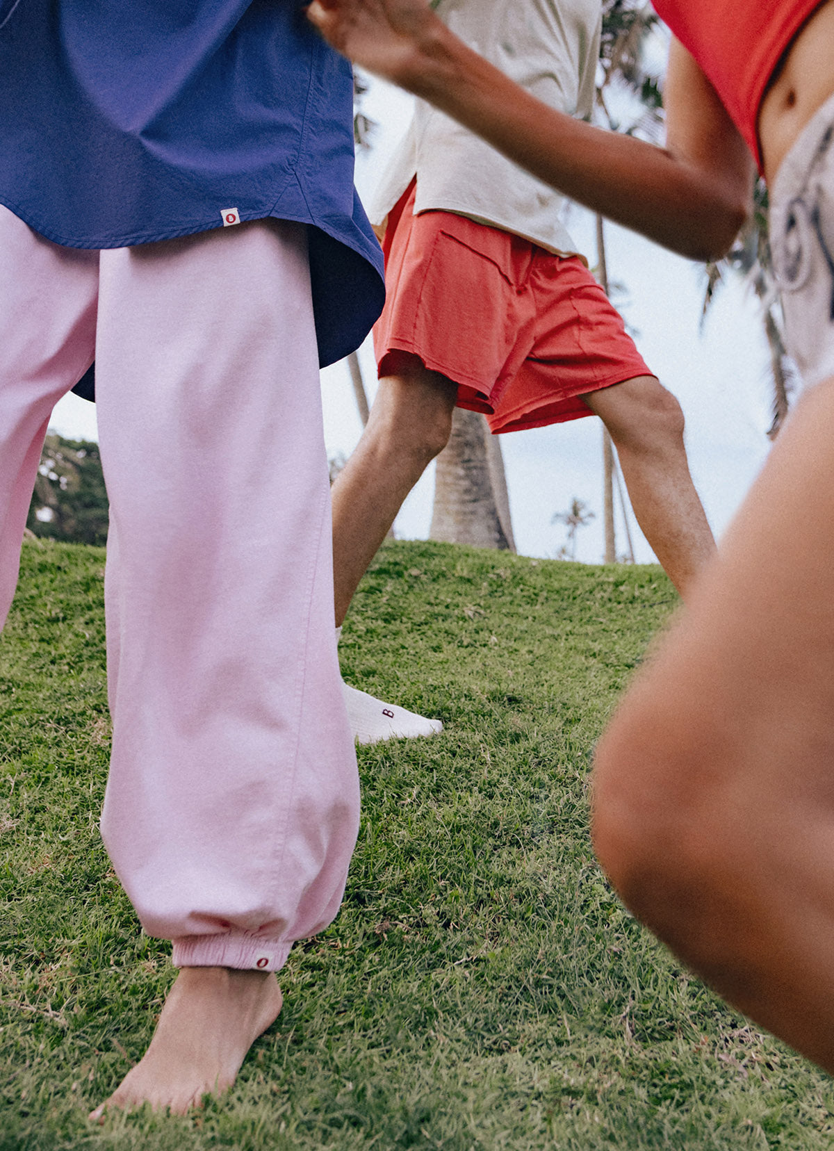 Out pocket shorts (For Men)_Cranberry