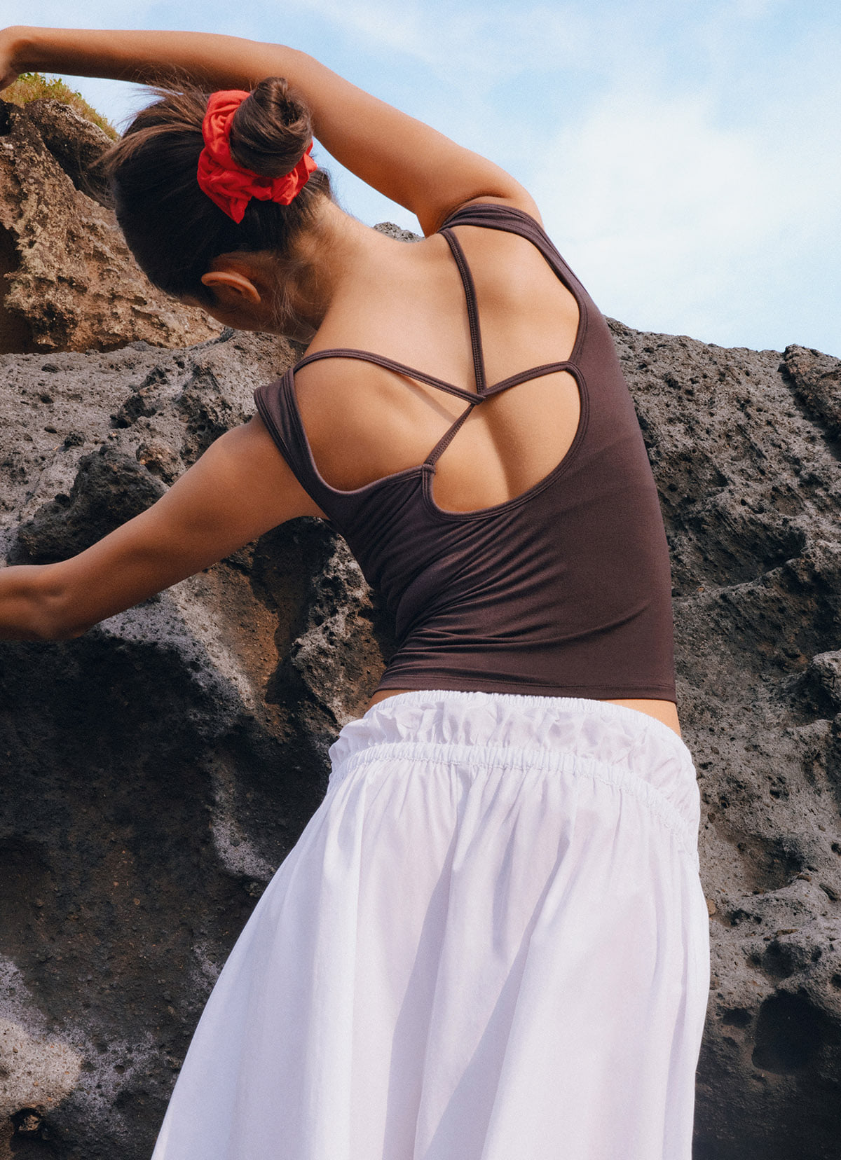 Cross knot tank top_Mole