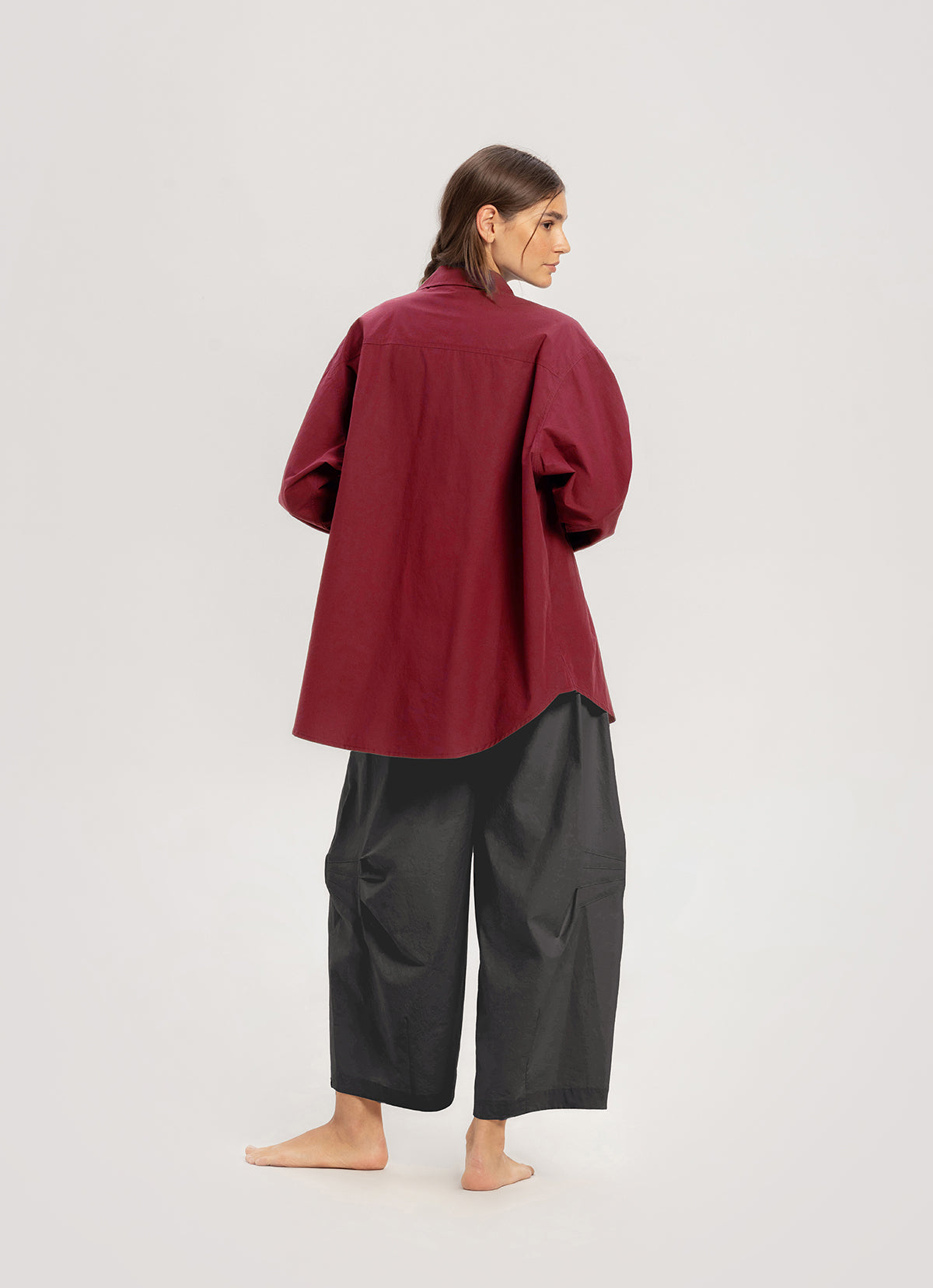 Kitty wide pants_Charcoal
