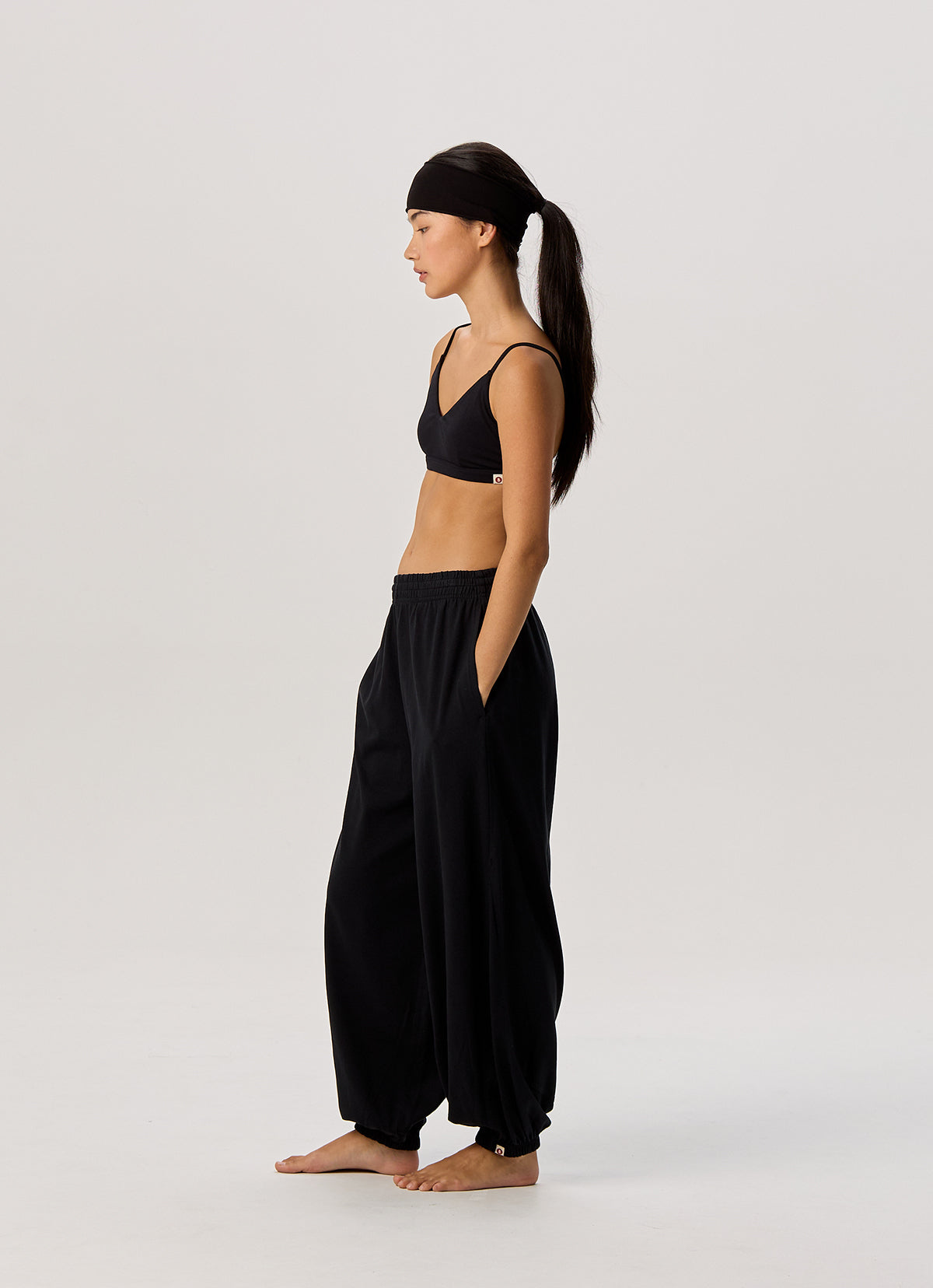 One-tone bra top_Black