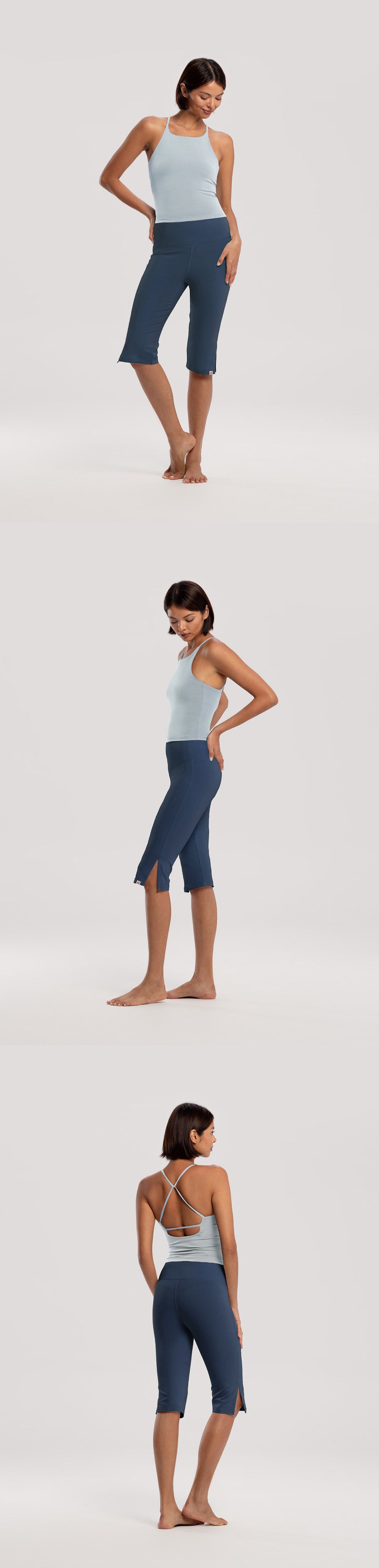 [Movement Line] Triangle tank top_Niagara Mist