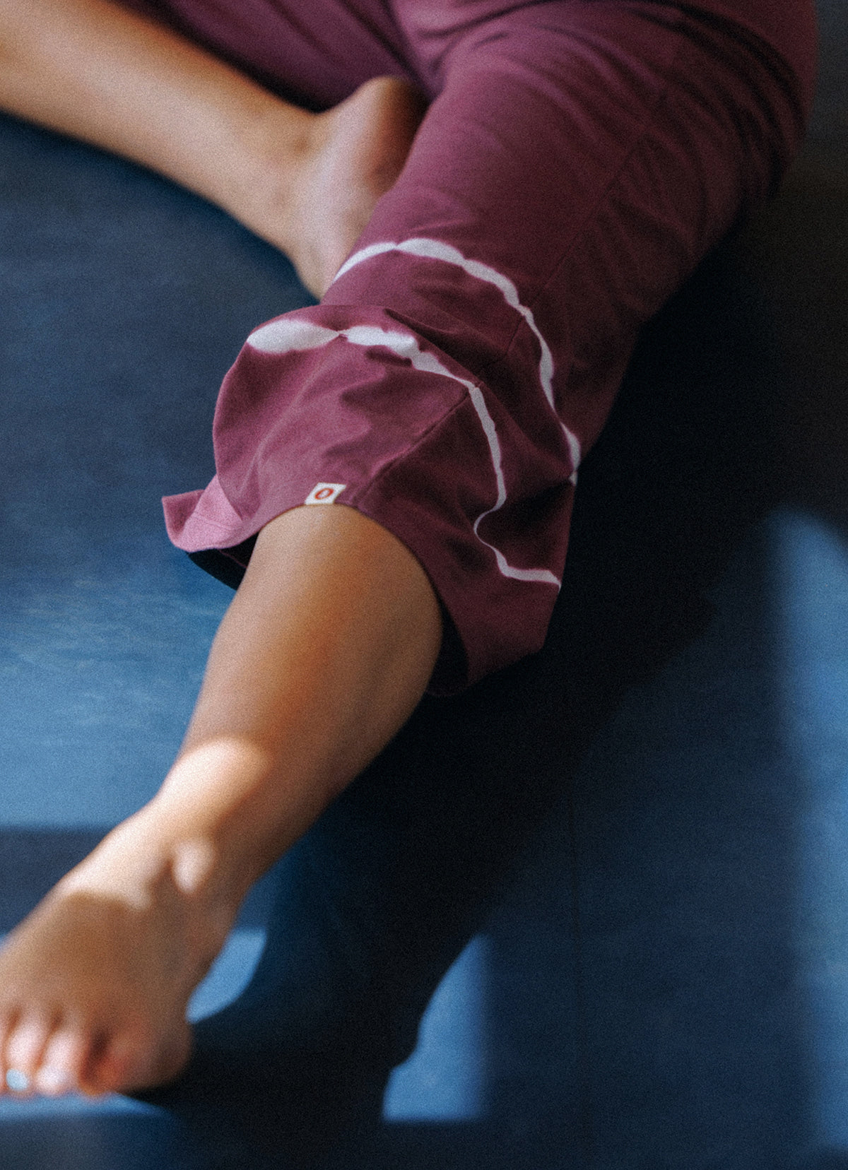 Wide fit jumpsuit_dyed_Windsor Wine