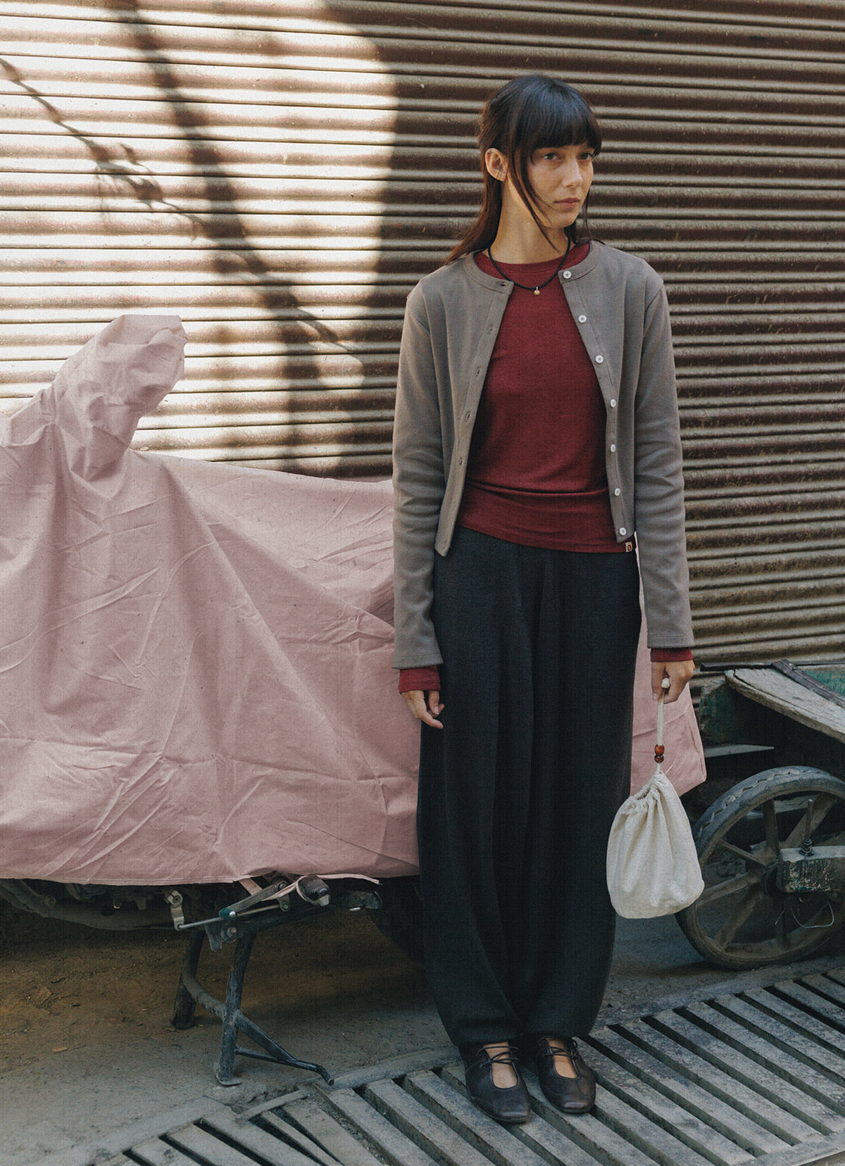 Essential cardigan_Morel