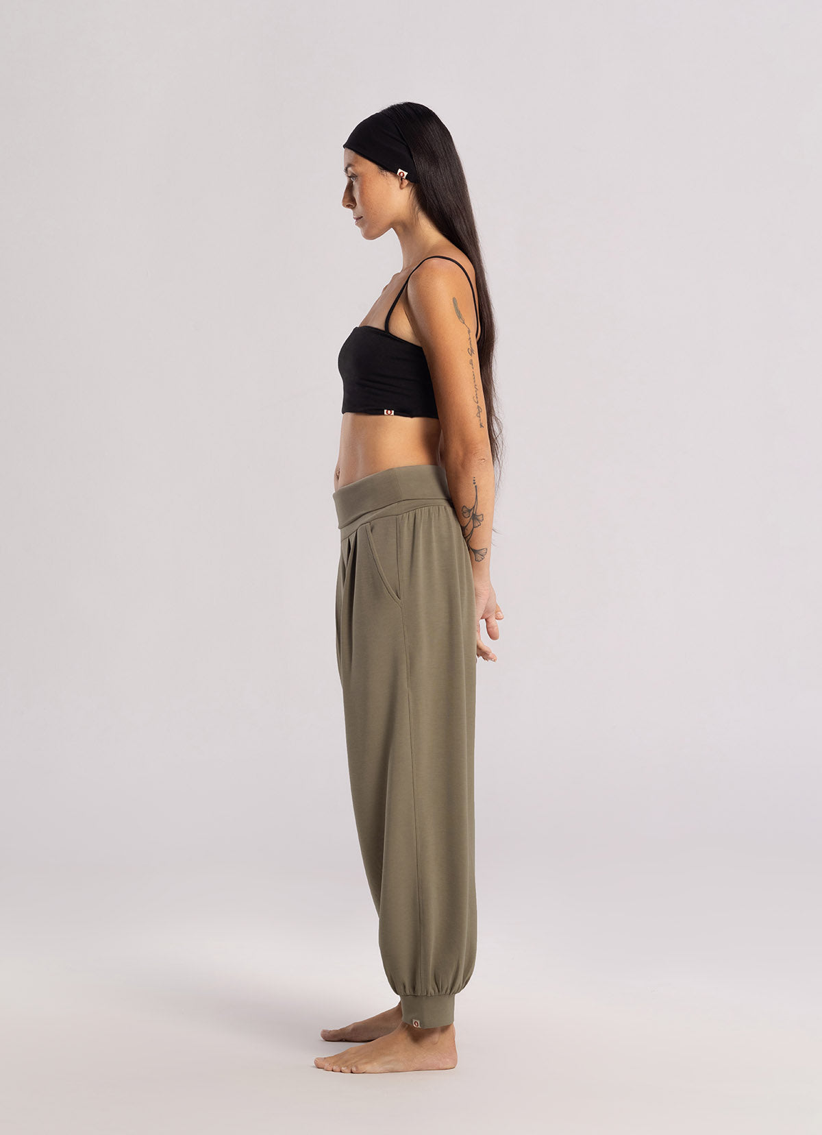 Fortune pants (Modal ver.)_Grey Khaki