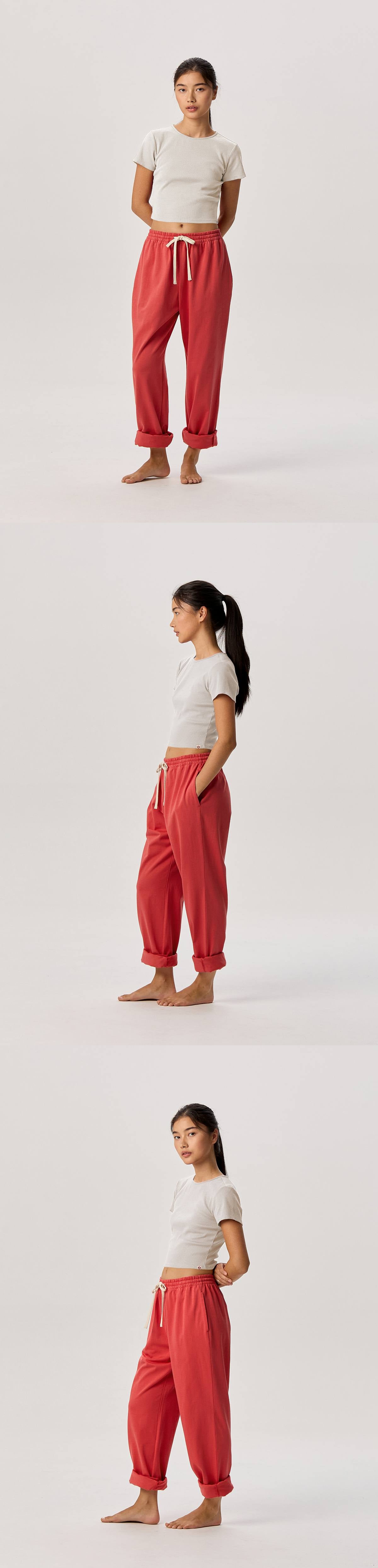 Keyhole rib short sleeve_Birch