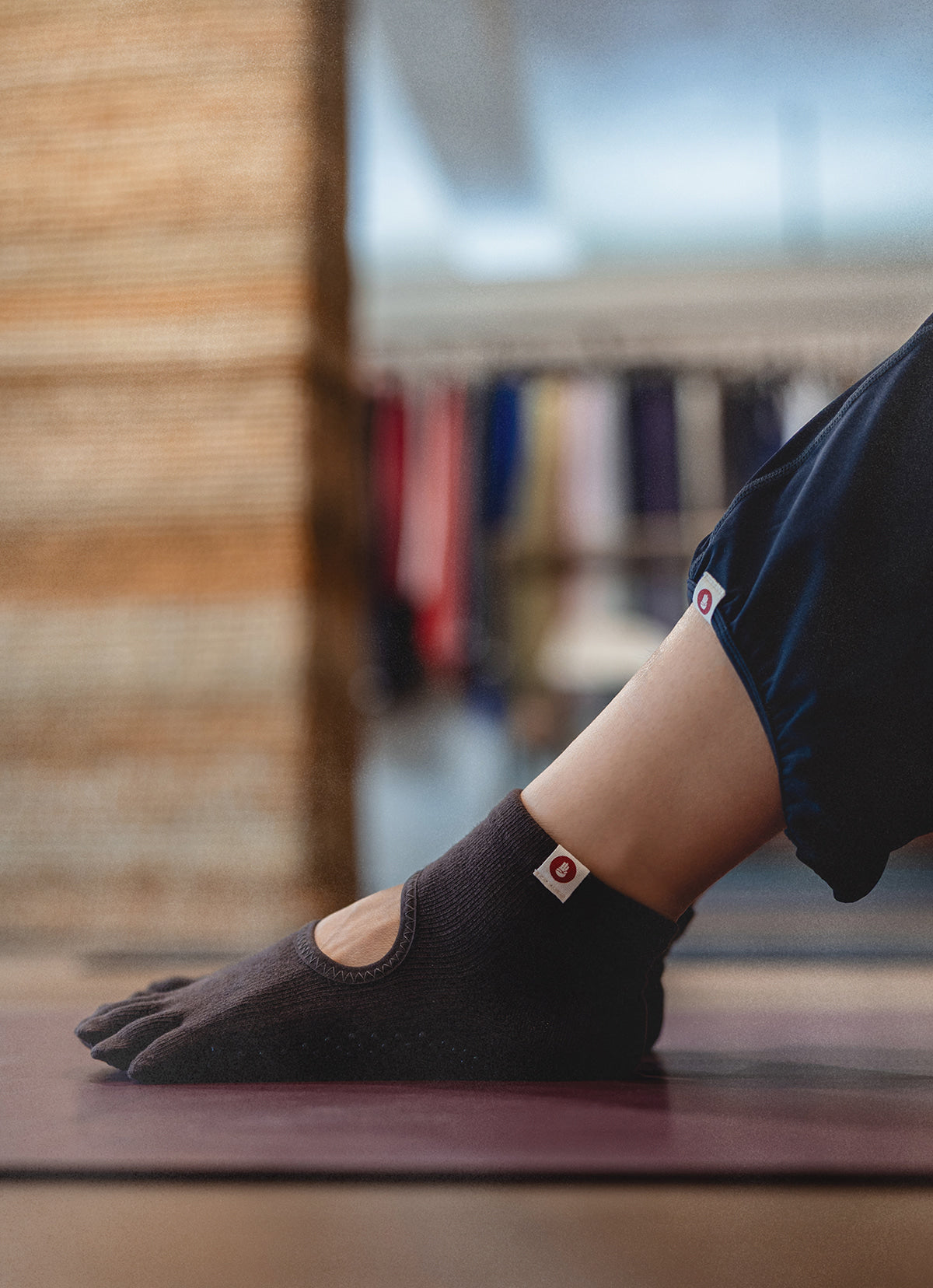 BM low toe socks #2_Coffee Bean