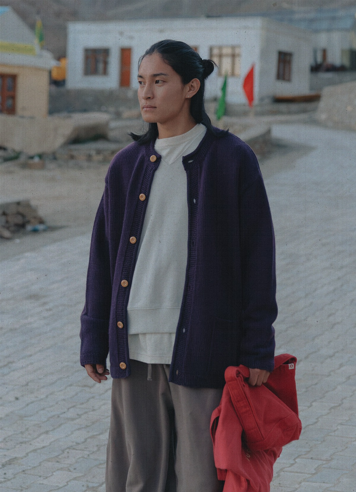 Grandpa cardigan (Unisex)_Plum Perfect