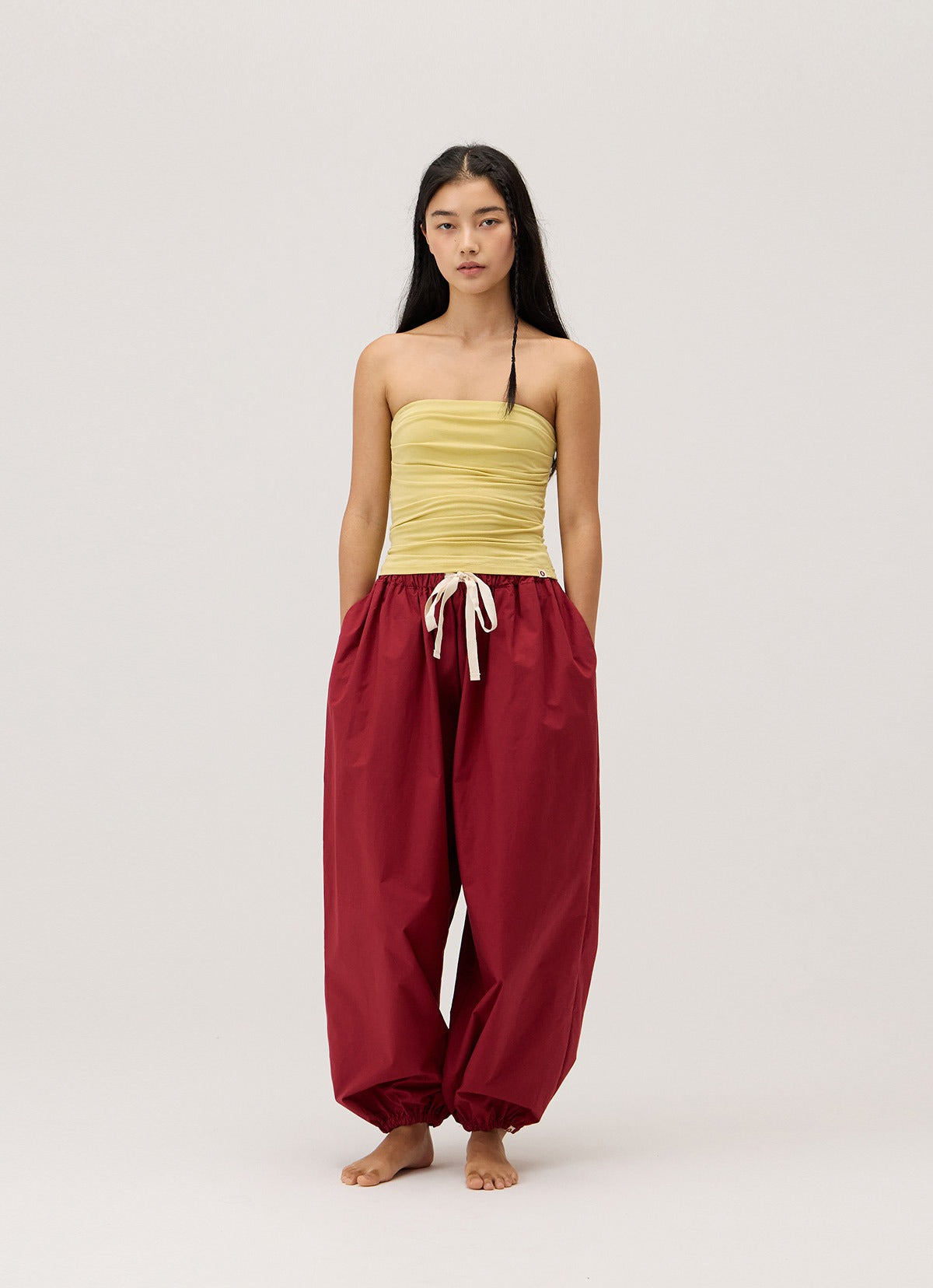 Accordion pants_Lava falls