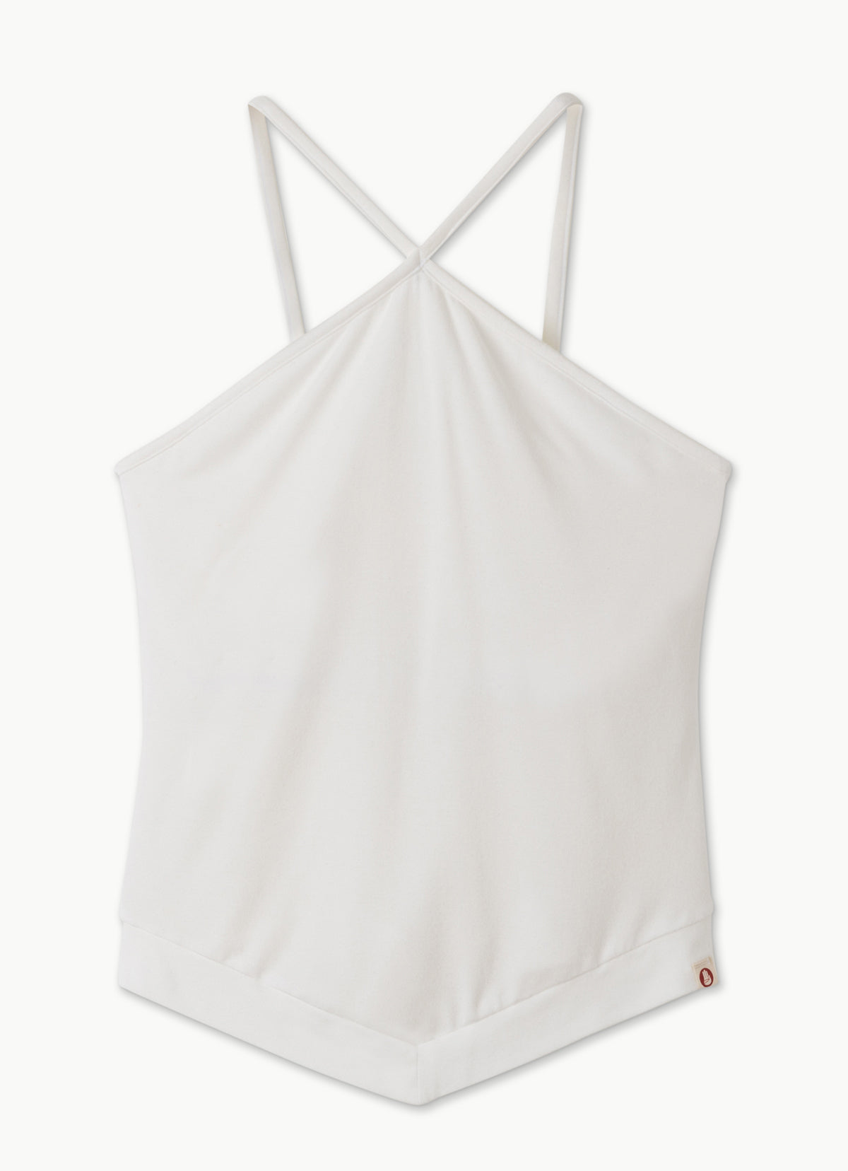 Diamond halter tank top_White