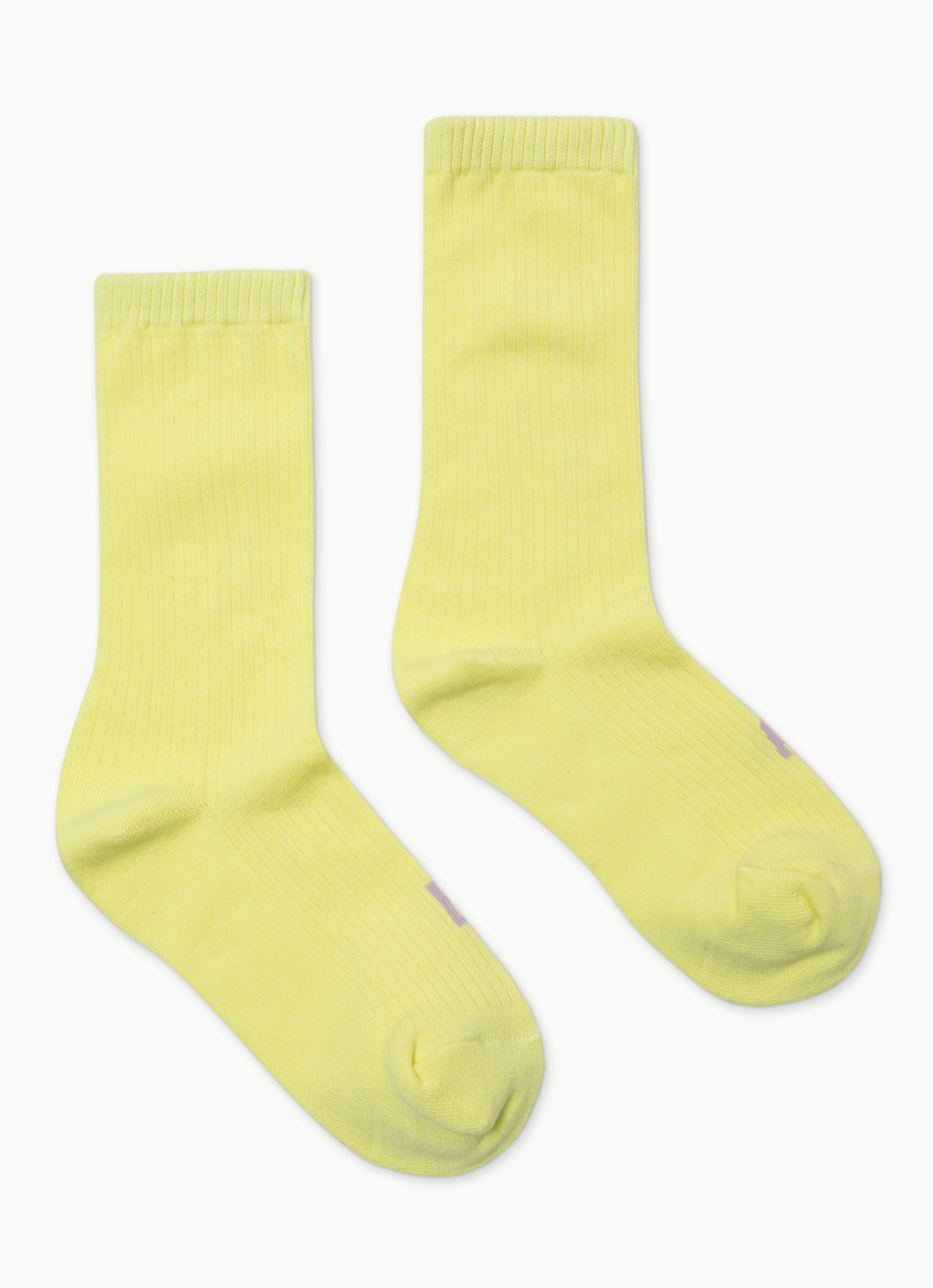 Rib ankle socks_Yellow