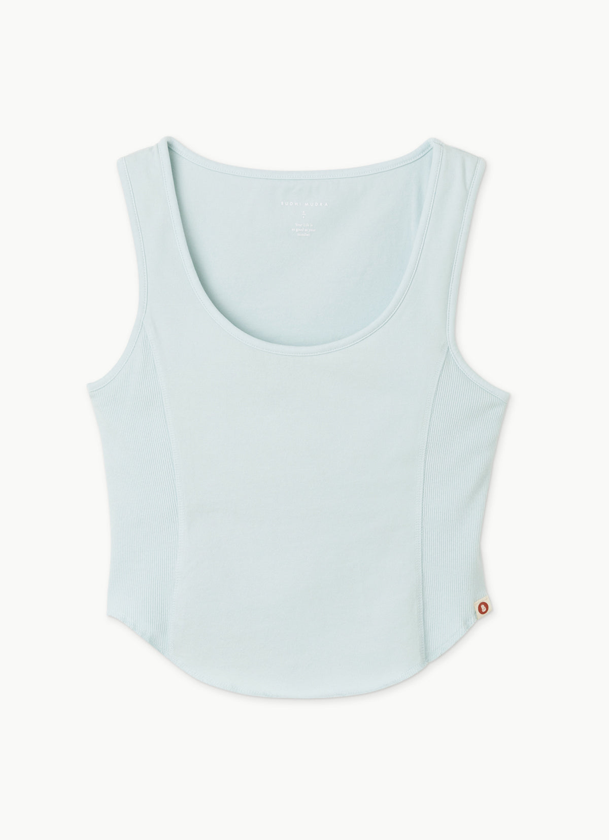 Side rib tank top_Ice Water