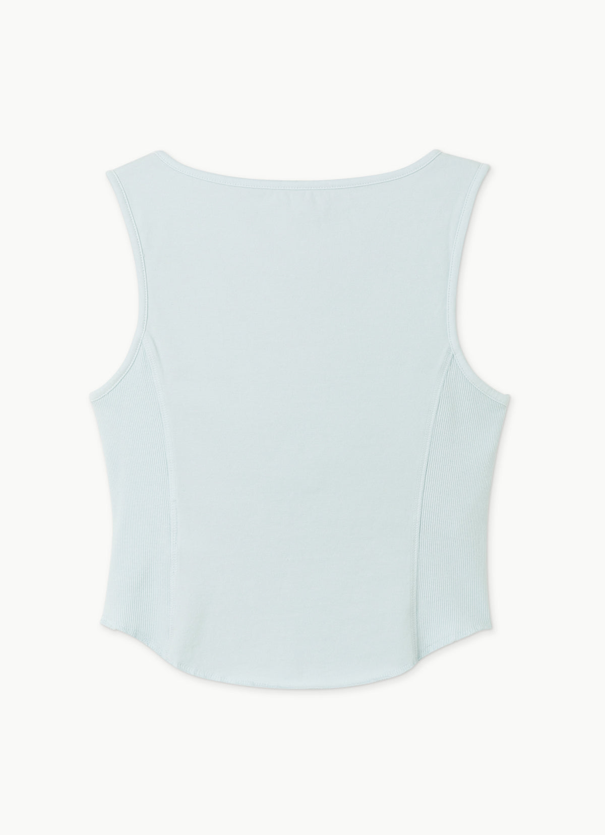 Side rib tank top_Ice Water