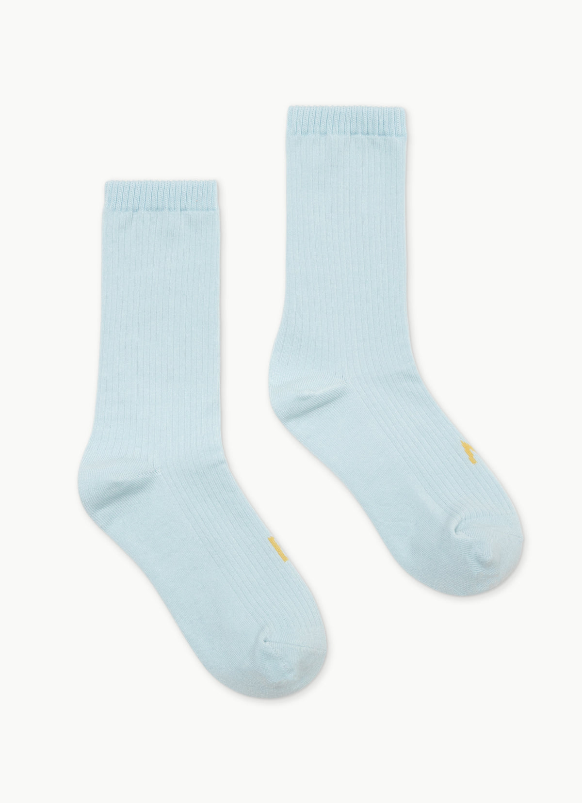 Rib ankle socks_Ice Water