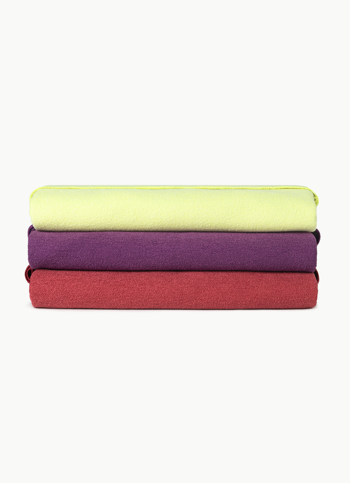 Budhi Mudra yoga mat towel #1_Earth Red