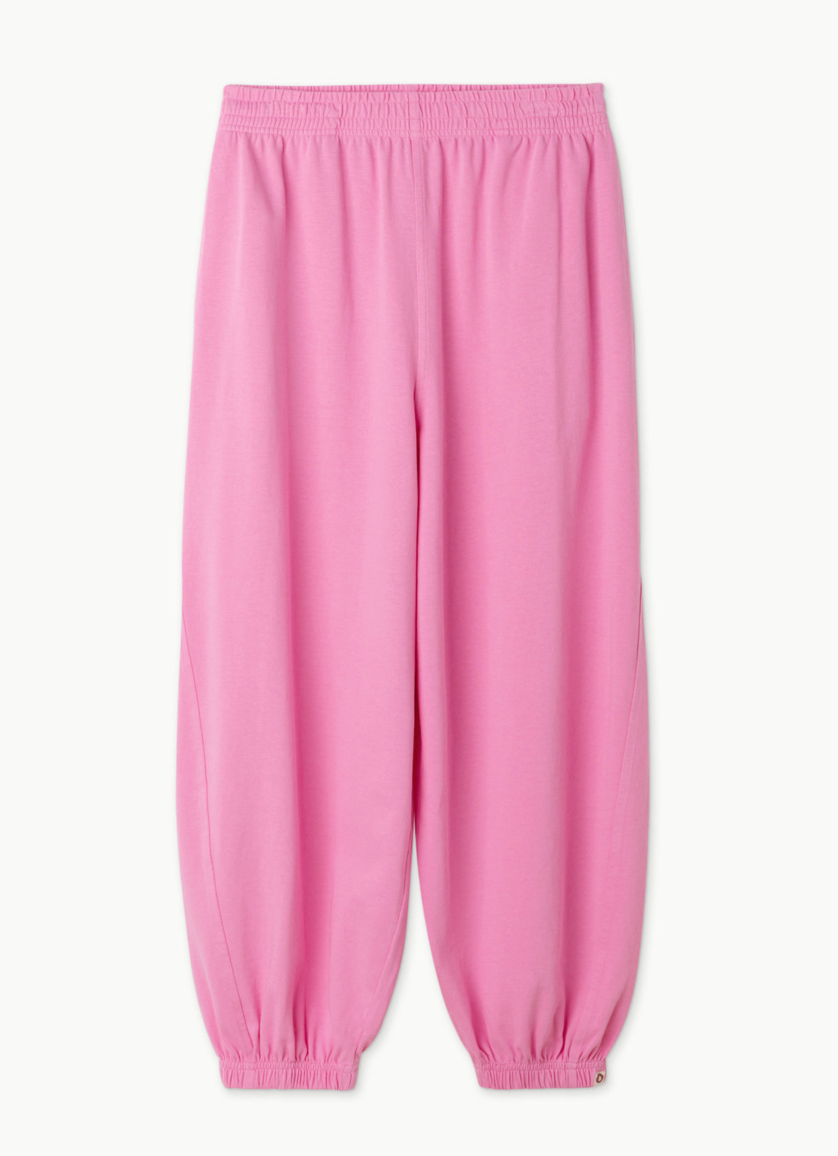 Diagonal jogger pants (Unisex)_Pink