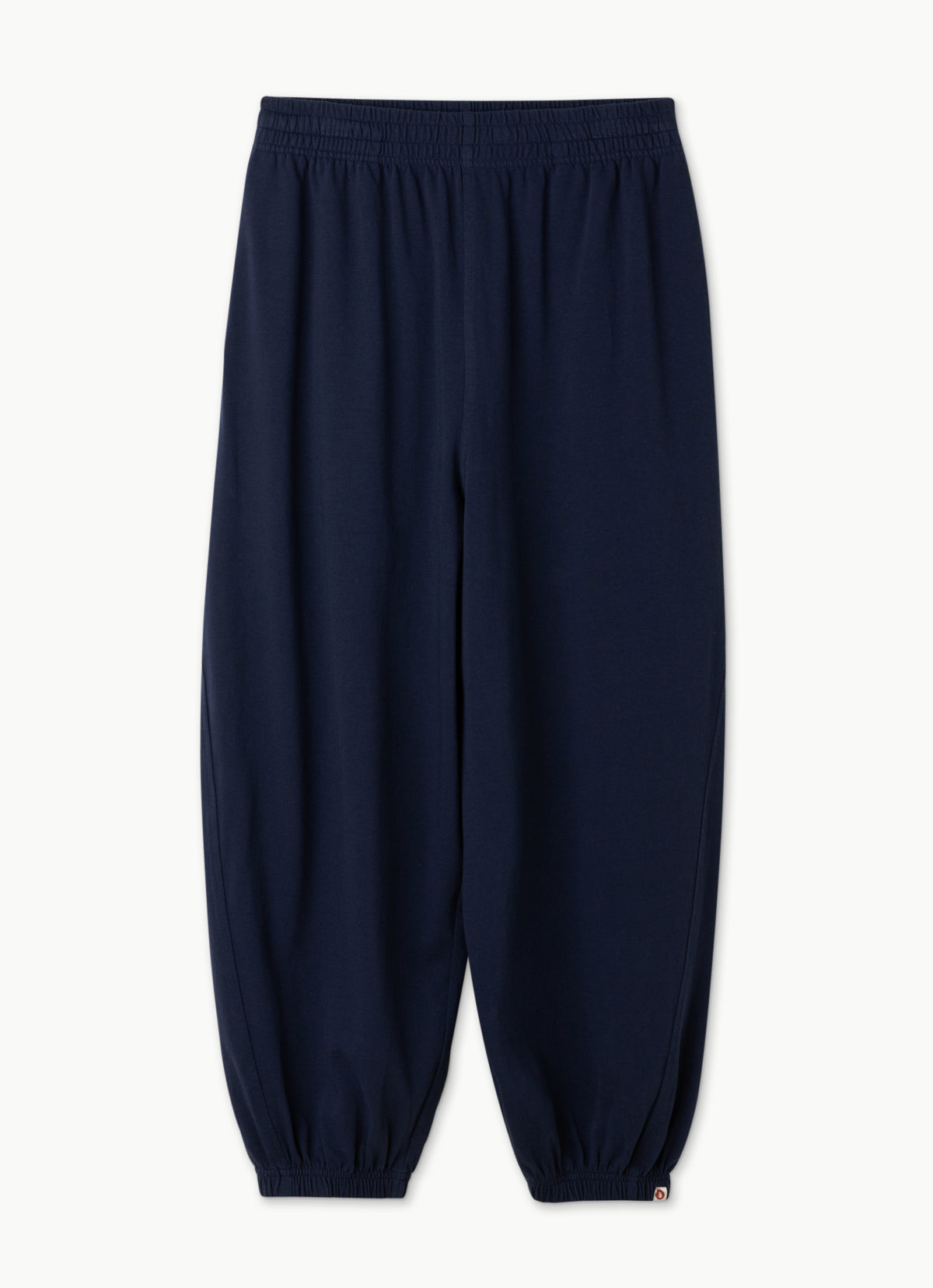 Diagonal jogger pants (Unisex)_Navy