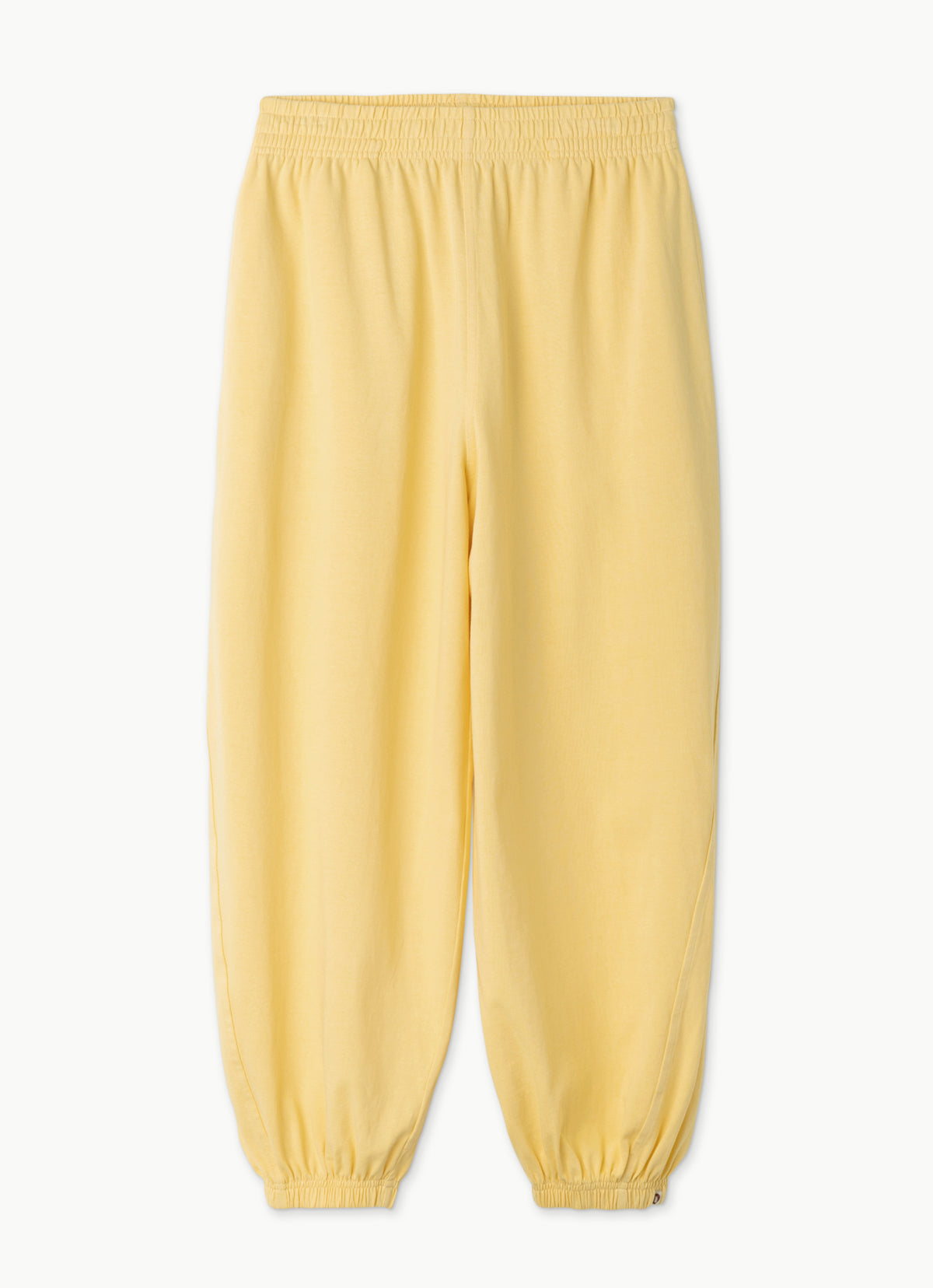 Diagonal jogger pants_Yellow